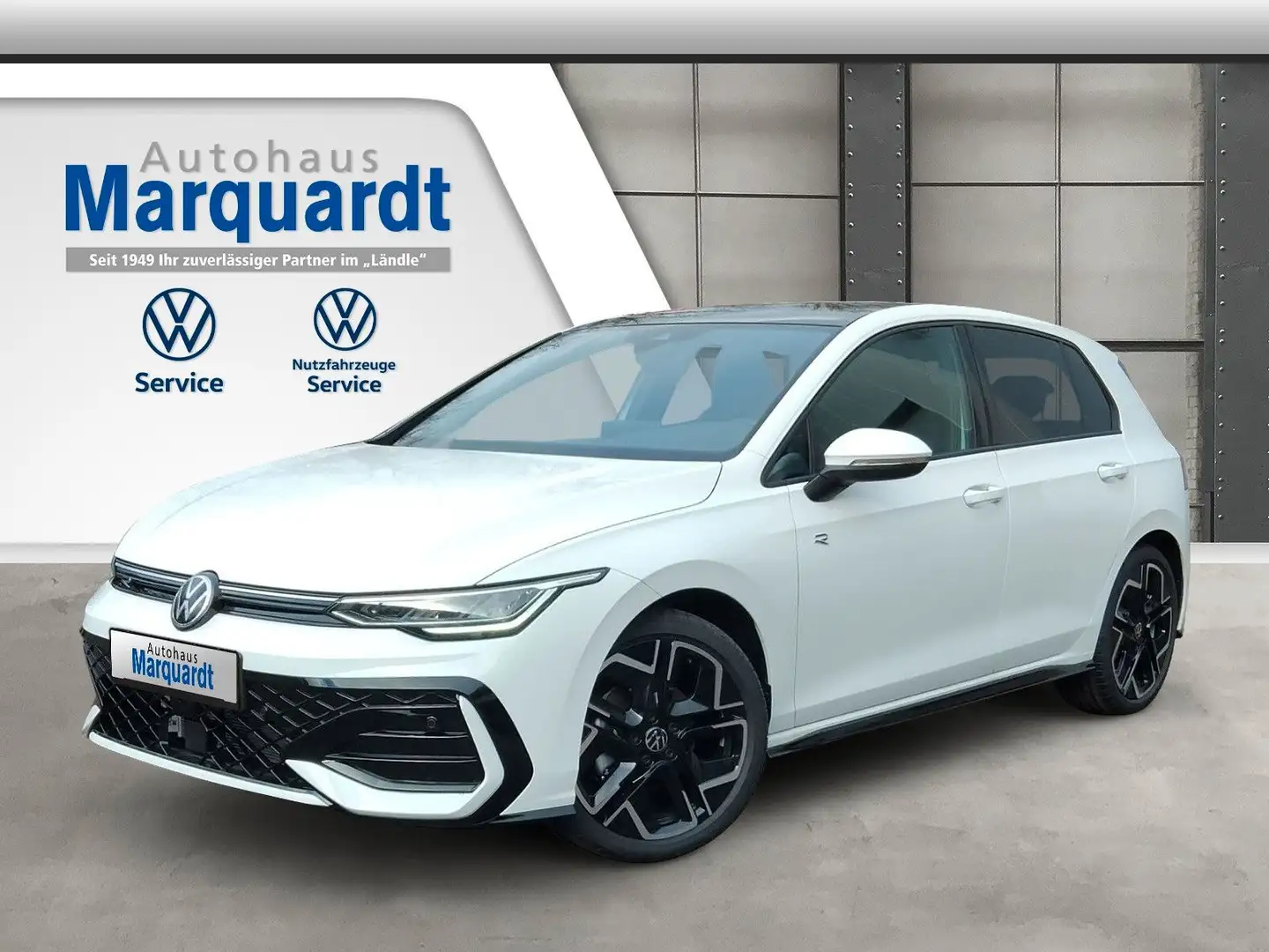 Volkswagen Golf VIII 1.5eTSI  R-Line Pano18"Kamera ACC Navi Alb - 1