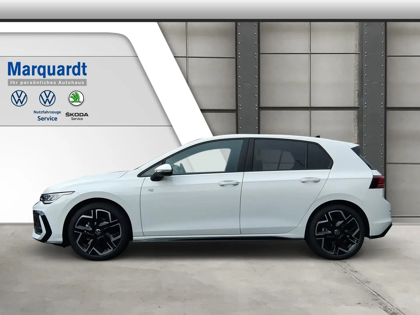 Volkswagen Golf VIII 1.5eTSI  R-Line Pano18"Kamera ACC Navi White - 2
