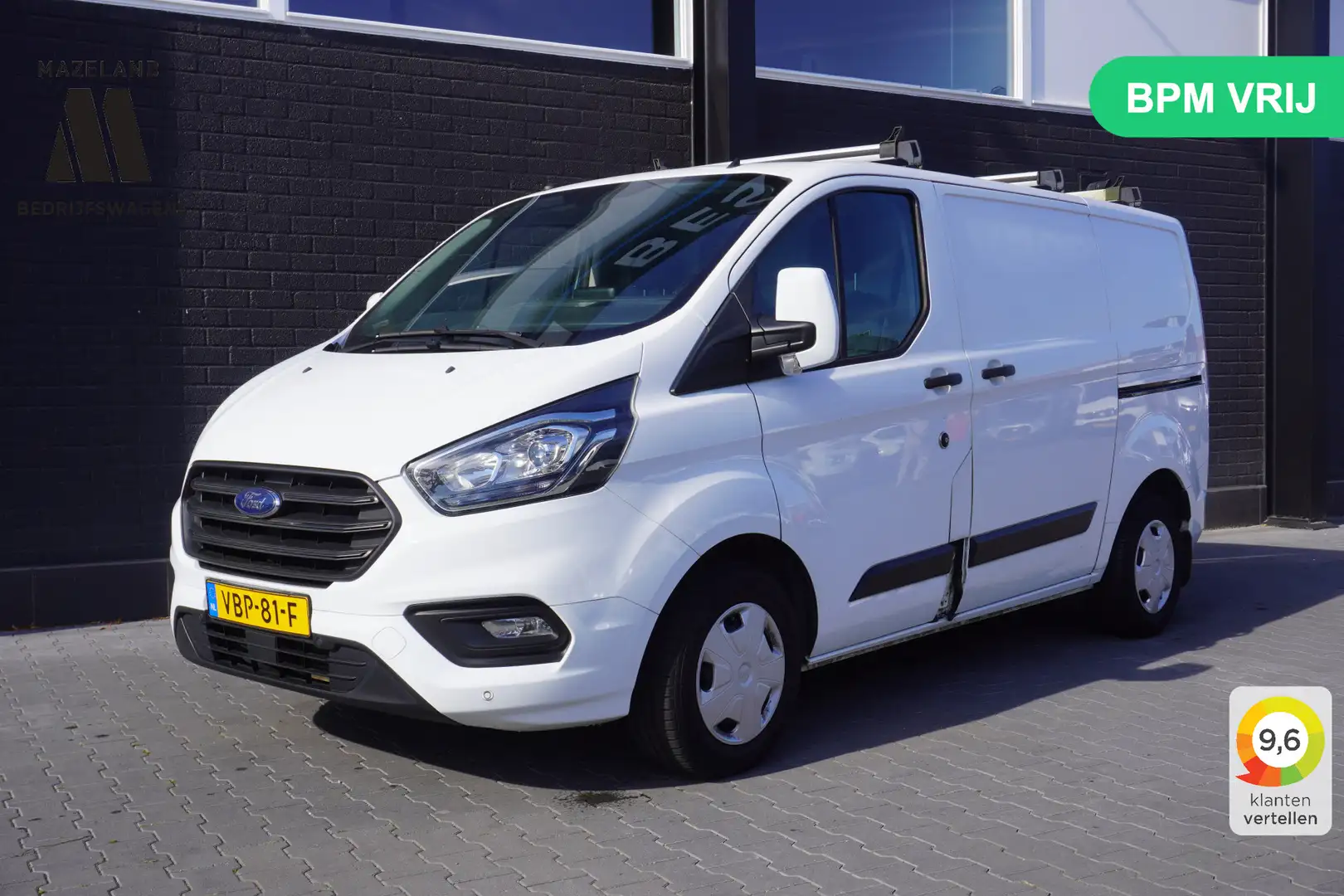 Ford Transit Custom 2.0 TDCI EURO 6 - Airco - Navi - Cruise - Motor lo Weiß - 1