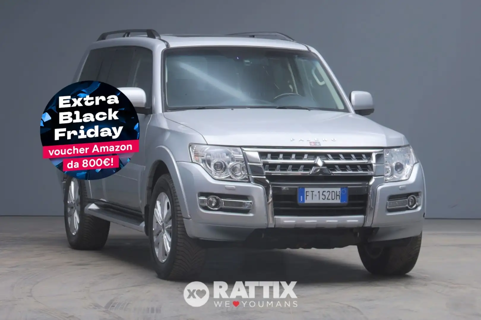Mitsubishi Pajero 3.2 DI-D Instyle 5p 7p.ti auto + tetto apribile Gris - 1