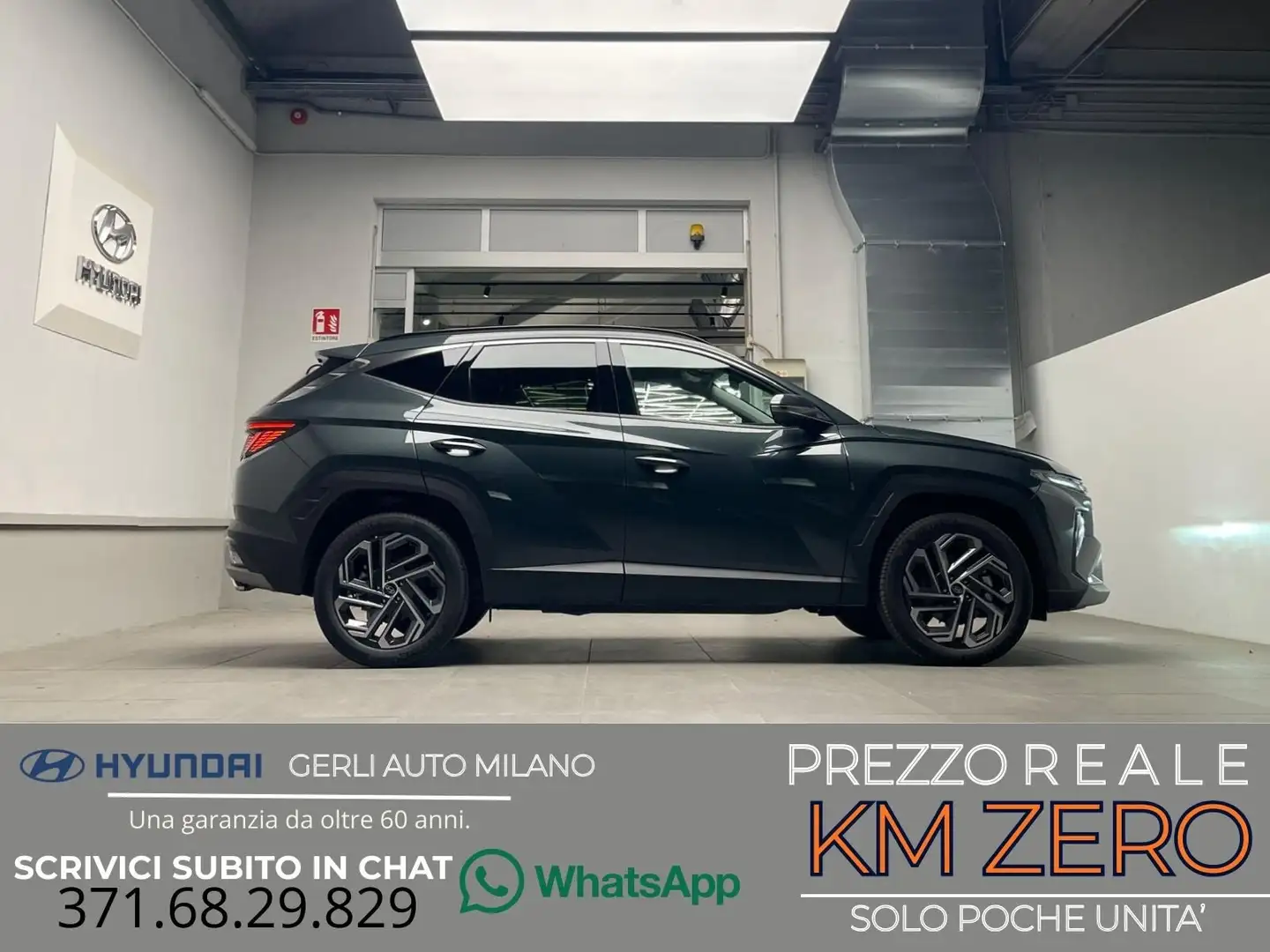 Hyundai TUCSON 1.6 hev Exellence 2wd auto- KM ZERO 11/2025 Grau - 1