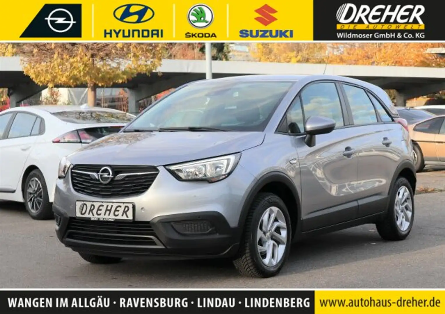 Opel Crossland Crossland X Turbo Edition Klima/Sitzhzg./PDC BC Gris - 1