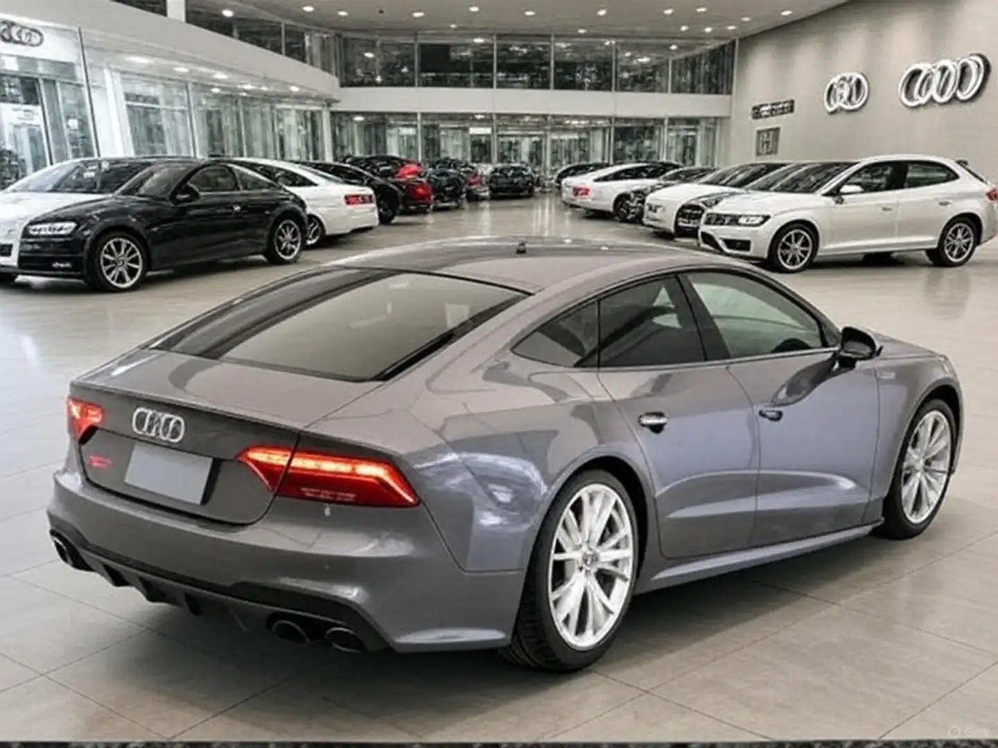 Audi A7 Sportback S7 TDI quattro tiptronic 253kW Gris - 2