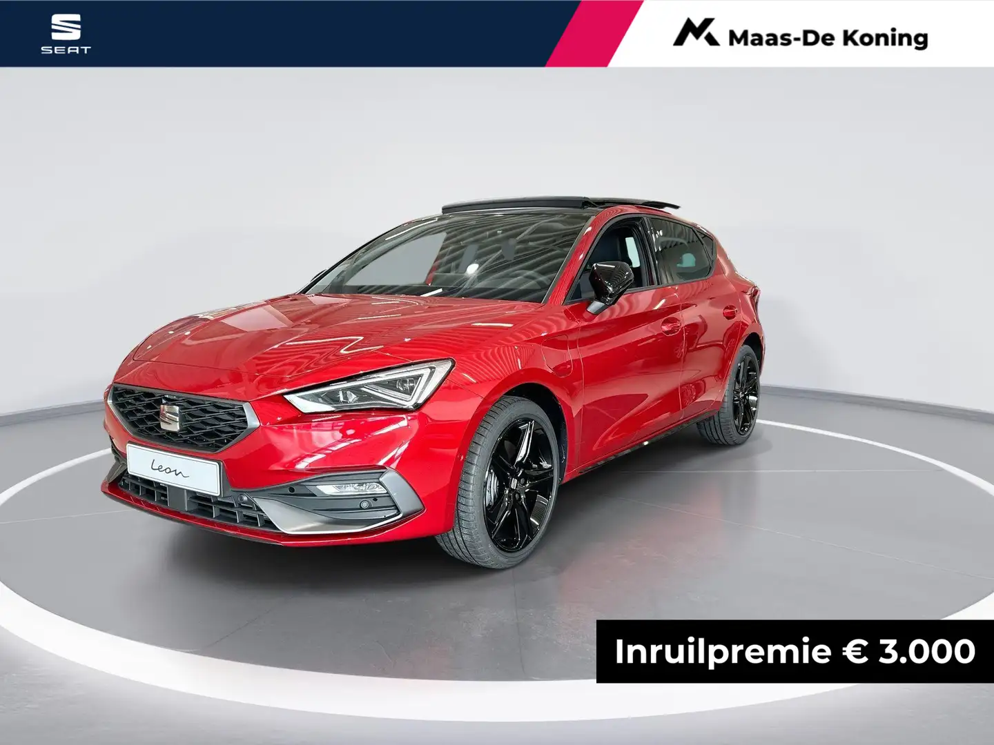 SEAT Leon FR Business 1.5 TSI eHybrid 150kW / 204pk Hatchbac Rood - 1