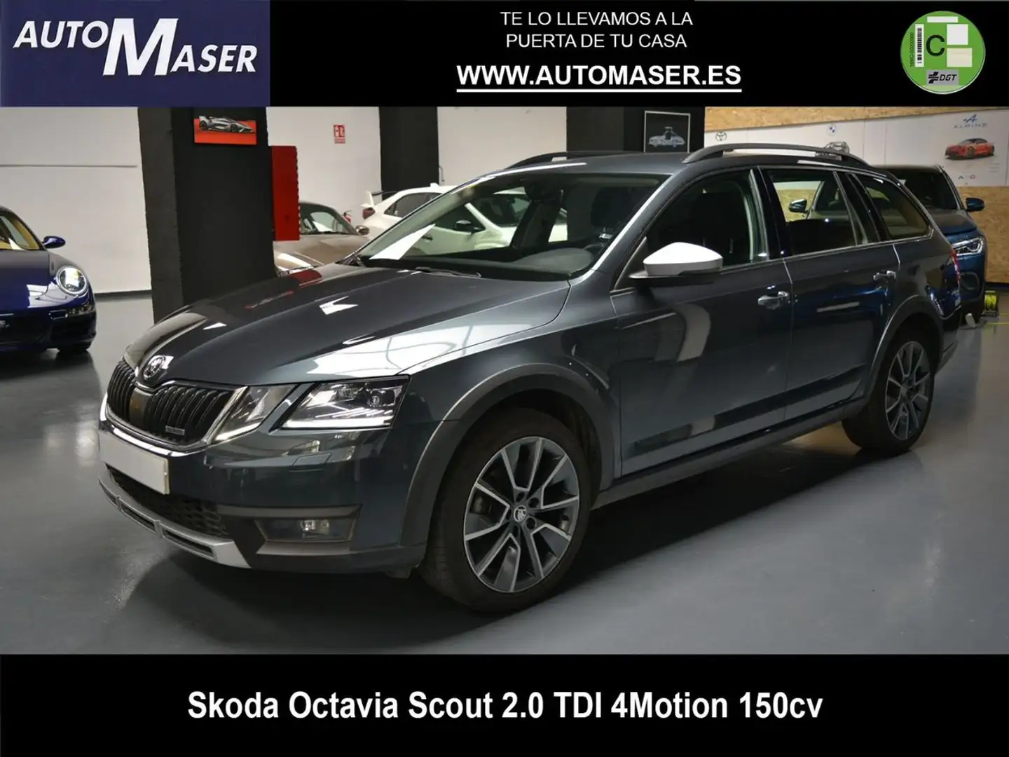 Skoda Octavia 2.0TDI 4x4 110kW Gris - 1