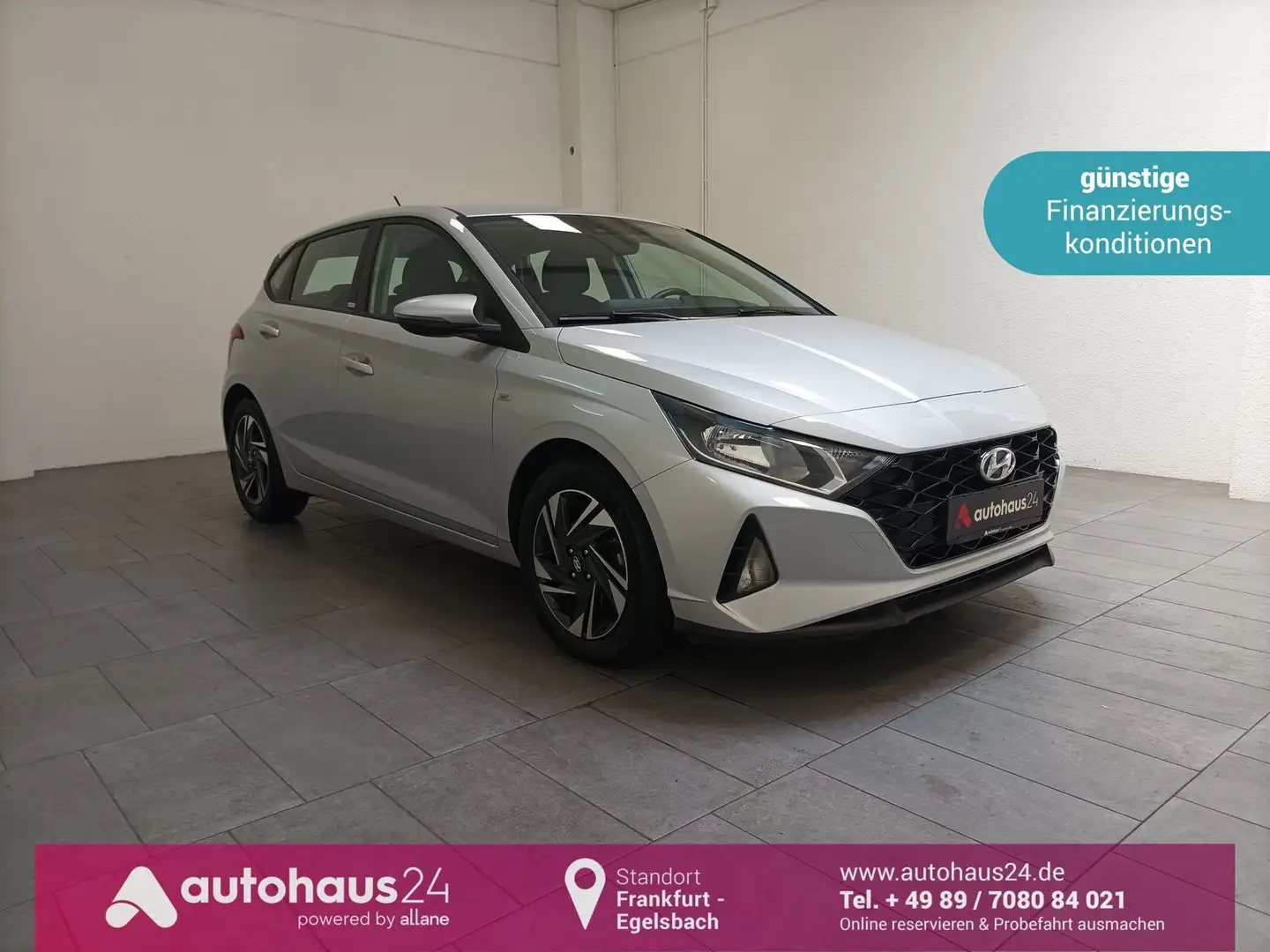 Hyundai i20 1.0 T-GDI Select Bluetooth|PDC|Tempomat Argent - 1