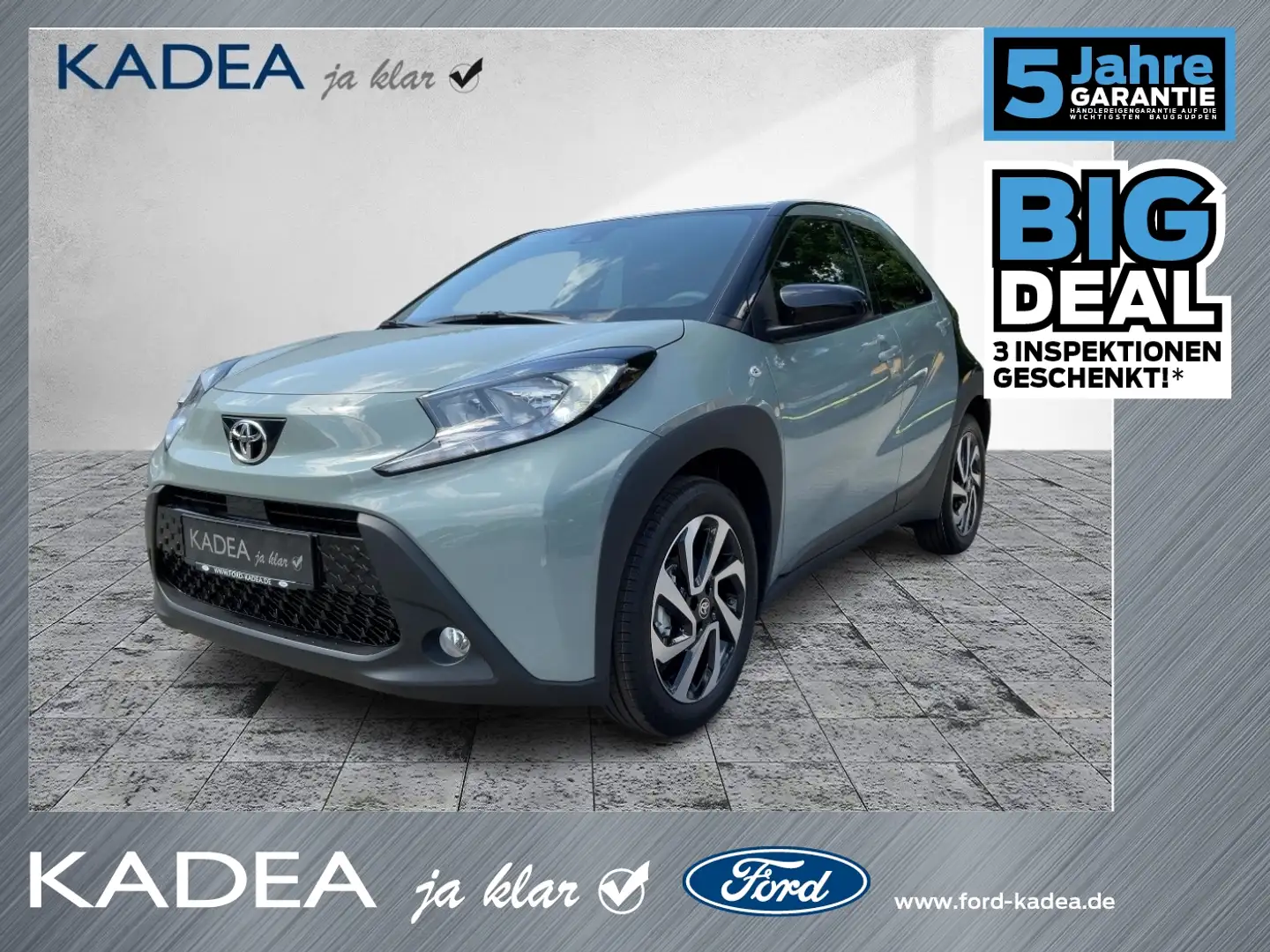 Toyota Aygo 1.0 Teamplayer +FLA SpurH KAM ACC Negro - 1