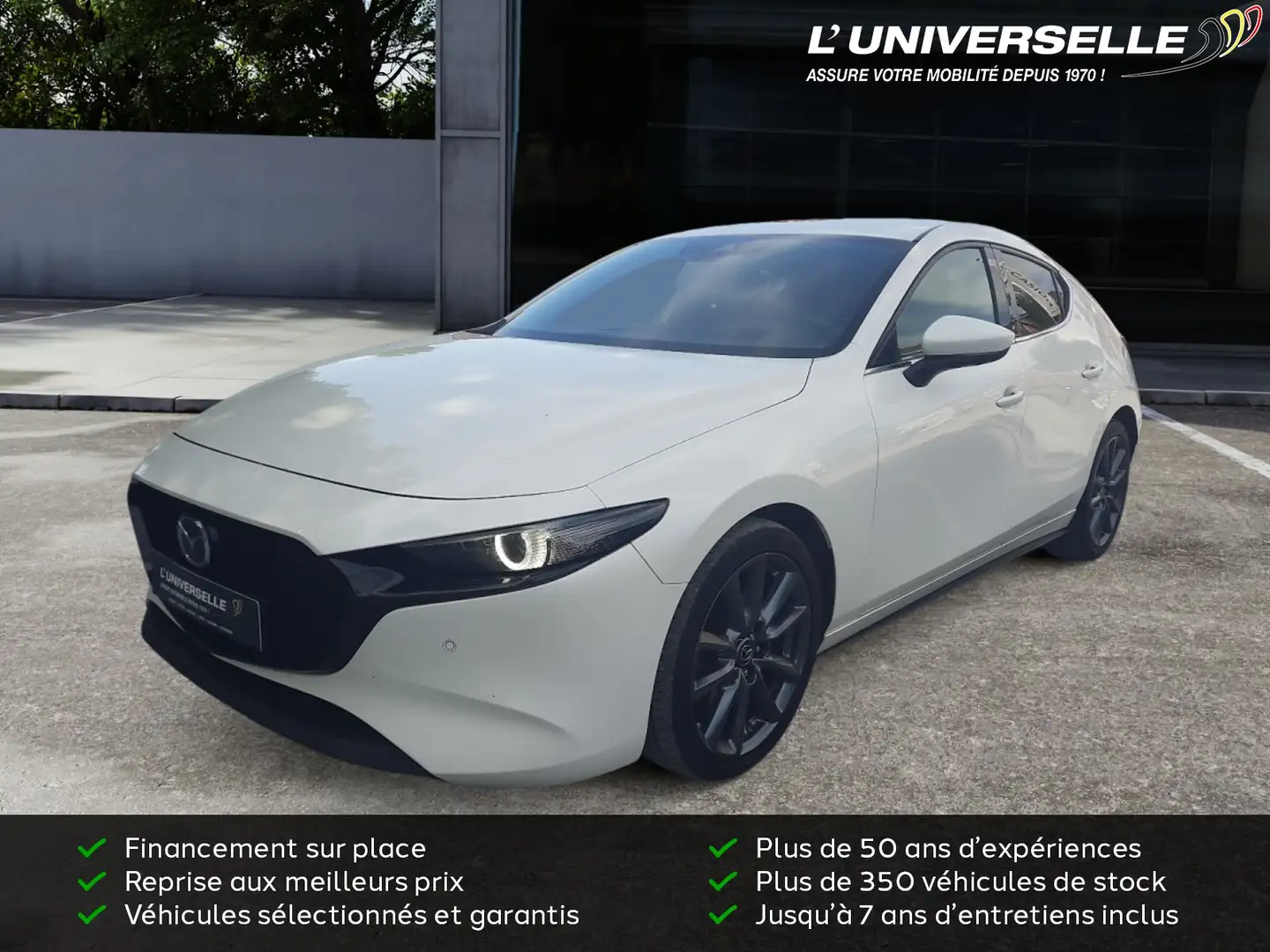 Mazda 3 PRIX MARCHAND OU EXPORT Wit - 1