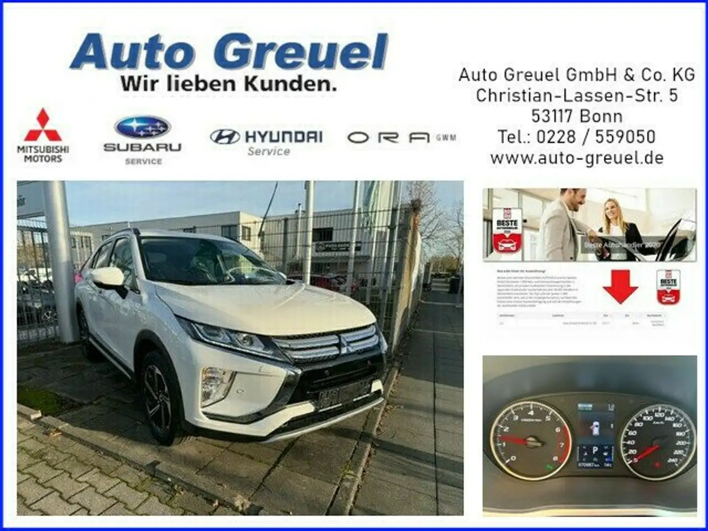 Mitsubishi Eclipse Cross Intro Edition 4WD Weiß - 1