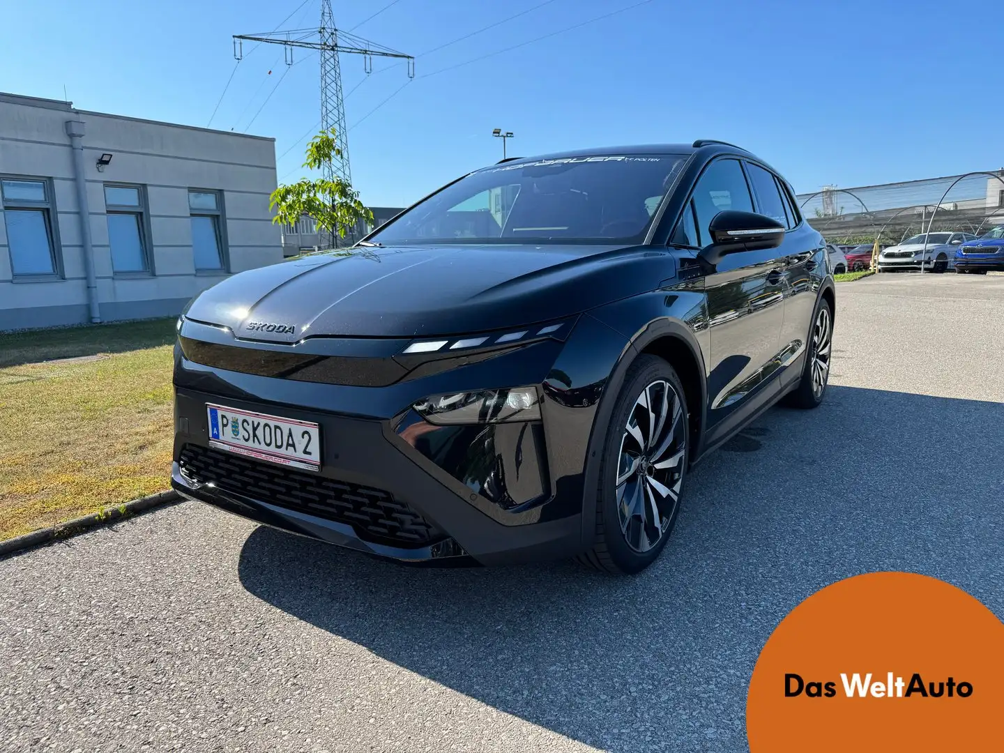 Skoda Elroq Sportline 85 Schwarz - 1
