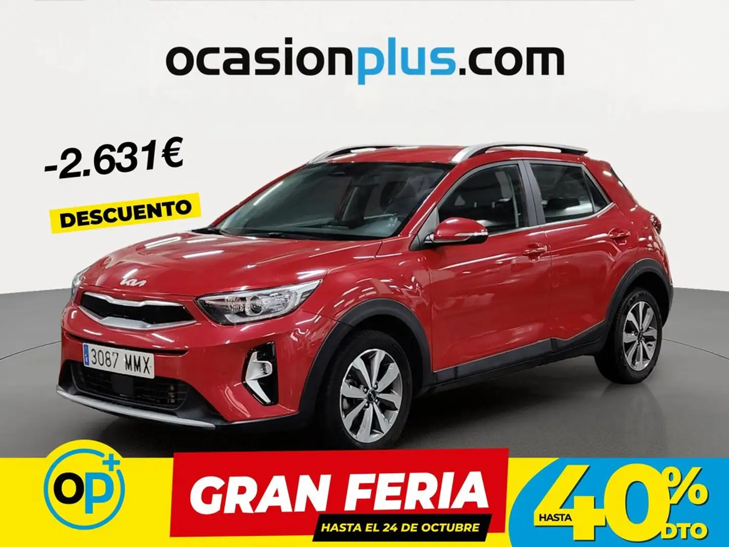 Kia Stonic 1.0 T-GDi MHEV Drive 100 Rojo - 1