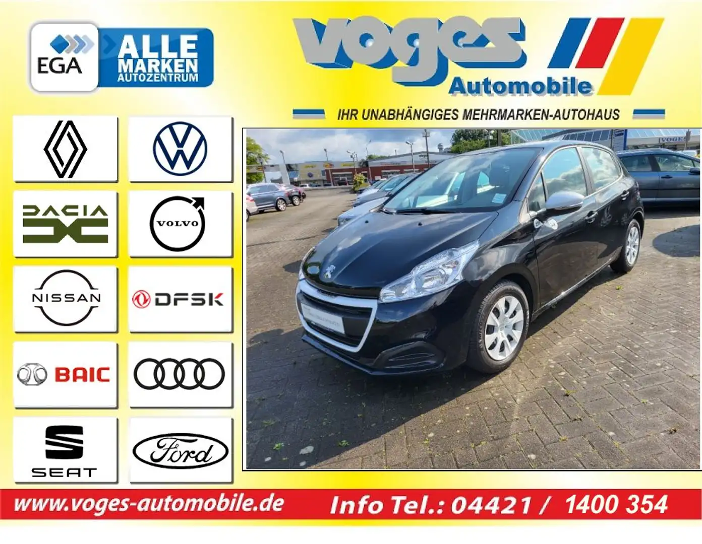 Peugeot 208 PureTech 68 Access Zwart - 1