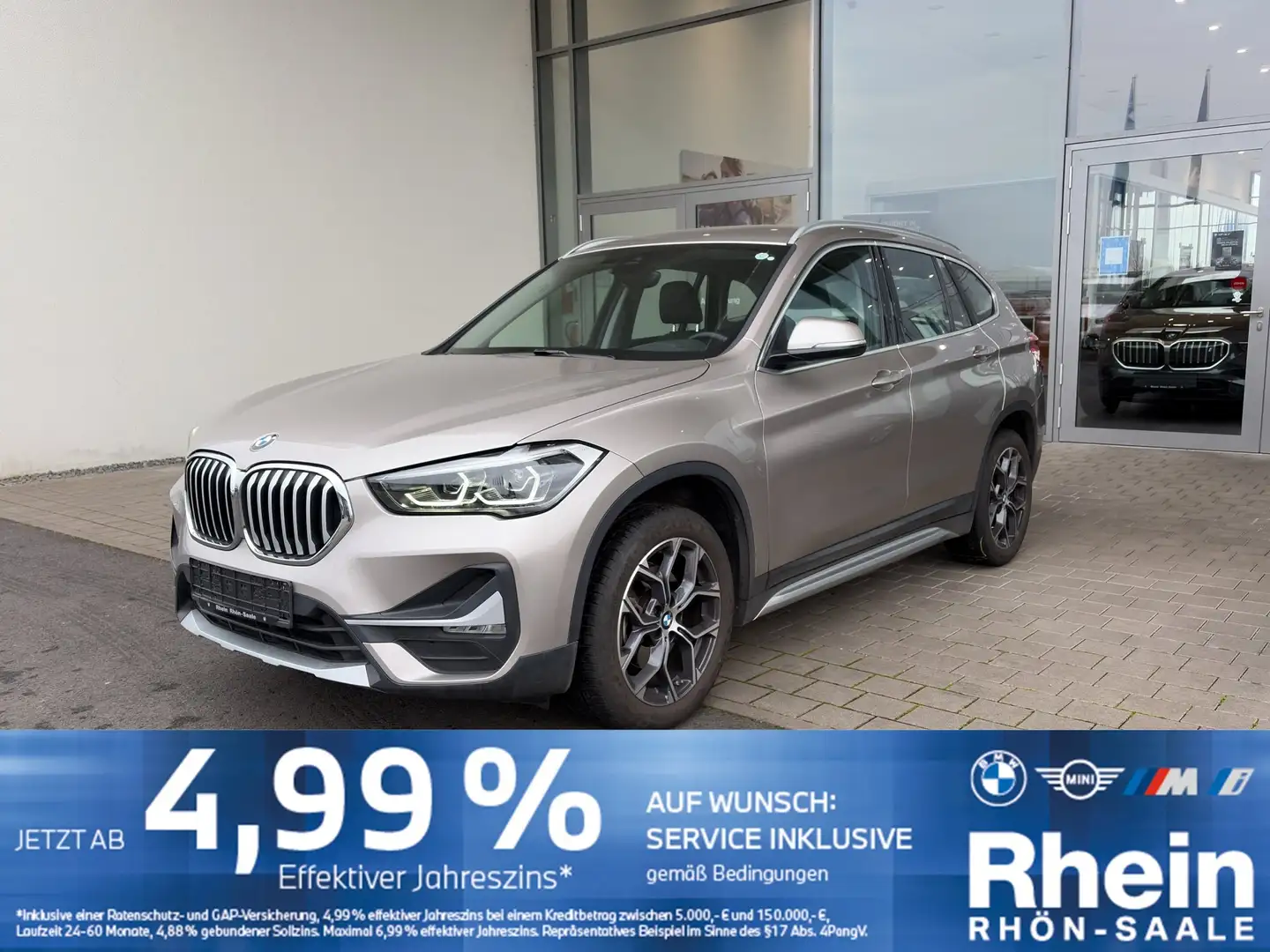 BMW X1 sDrive18i xLine Navi.LED.Tempomat.DAB.PDC hi. Silber - 1