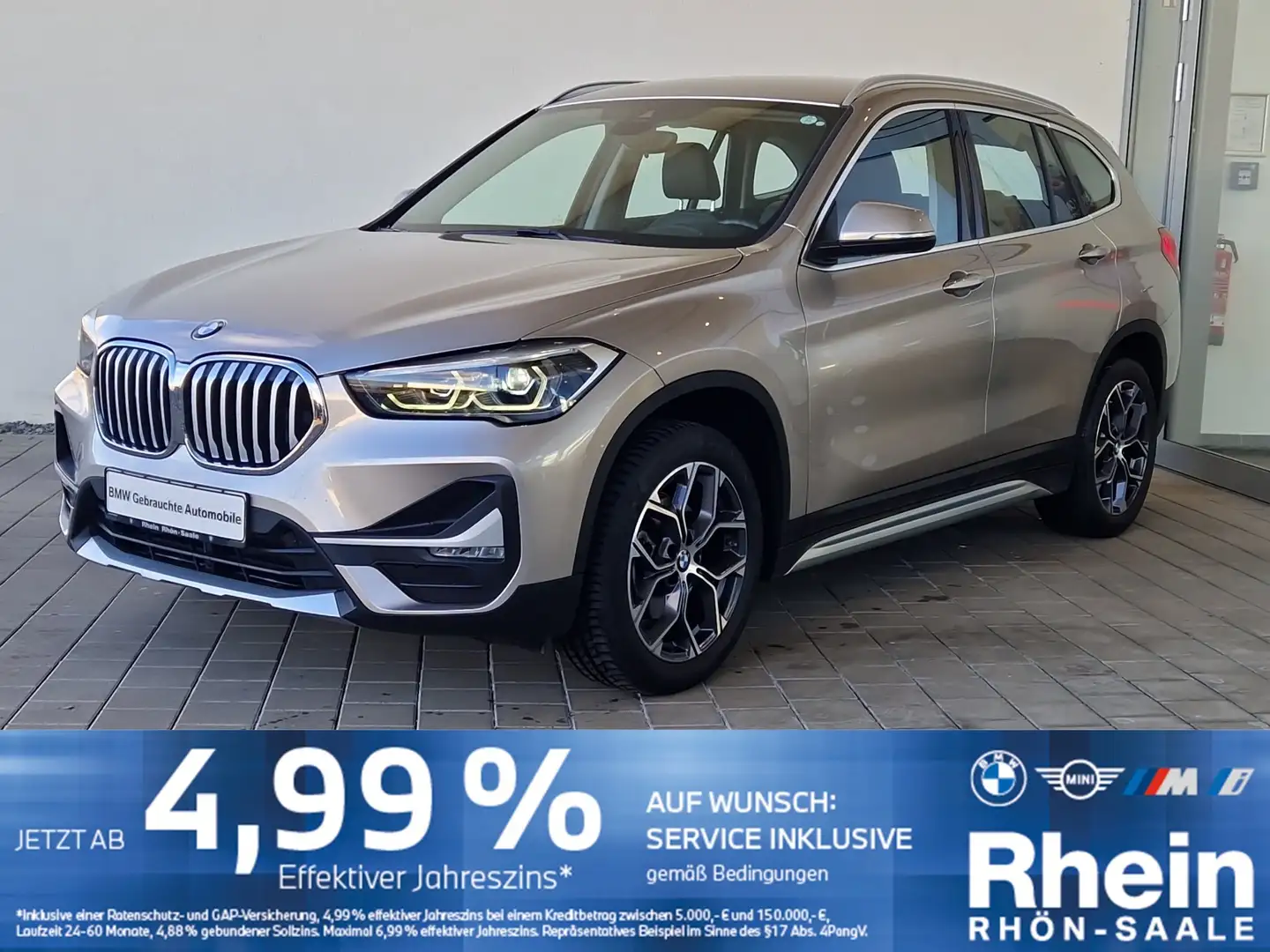 BMW X1 sDrive18i xLine Navi.LED.Tempomat.DAB.PDC hi. Argent - 1