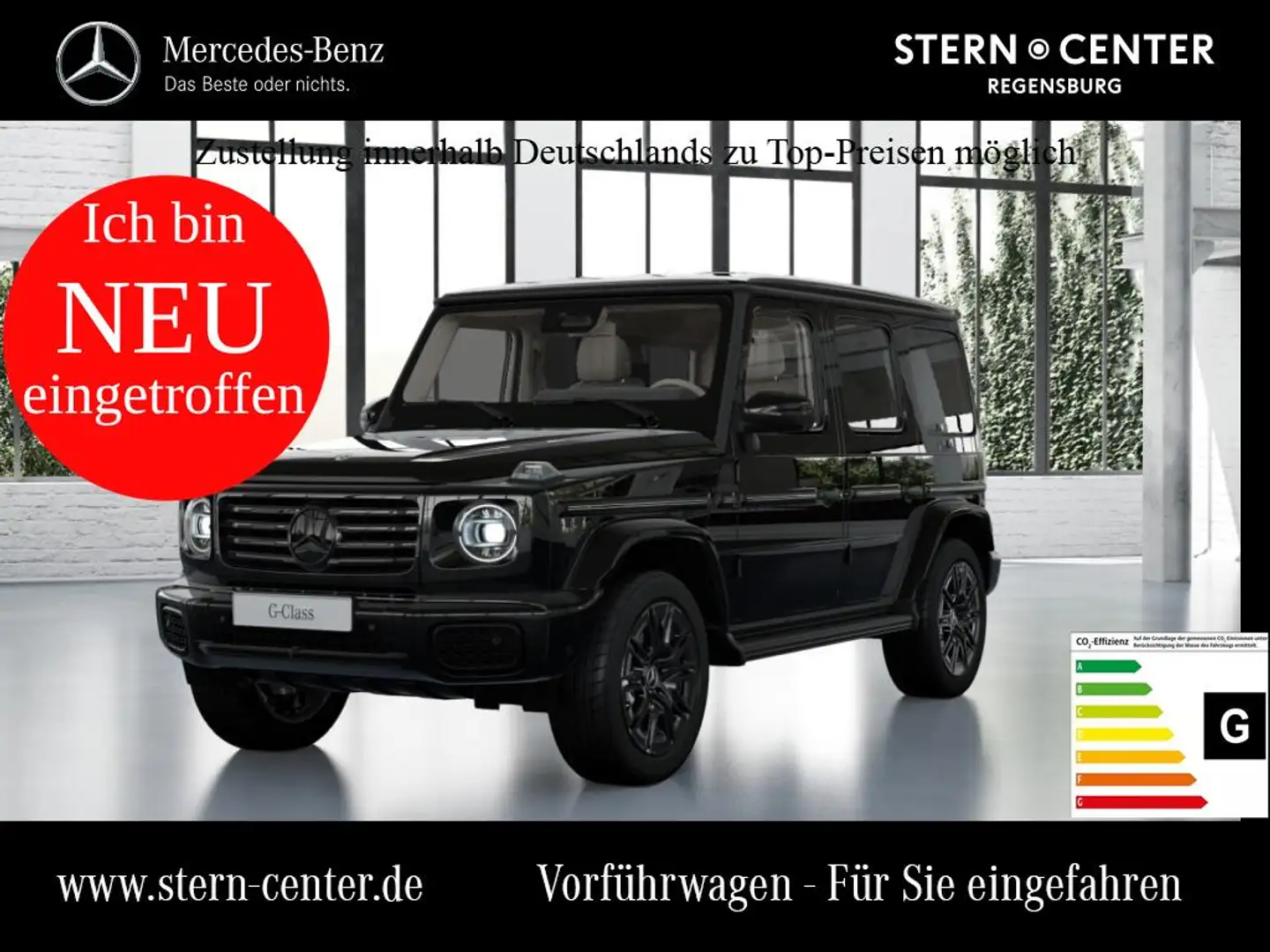 Mercedes-Benz G 450 d+AMG SUPERIOR+DIST+MASSAGE+AHK+KEYLESS-GO Noir - 1