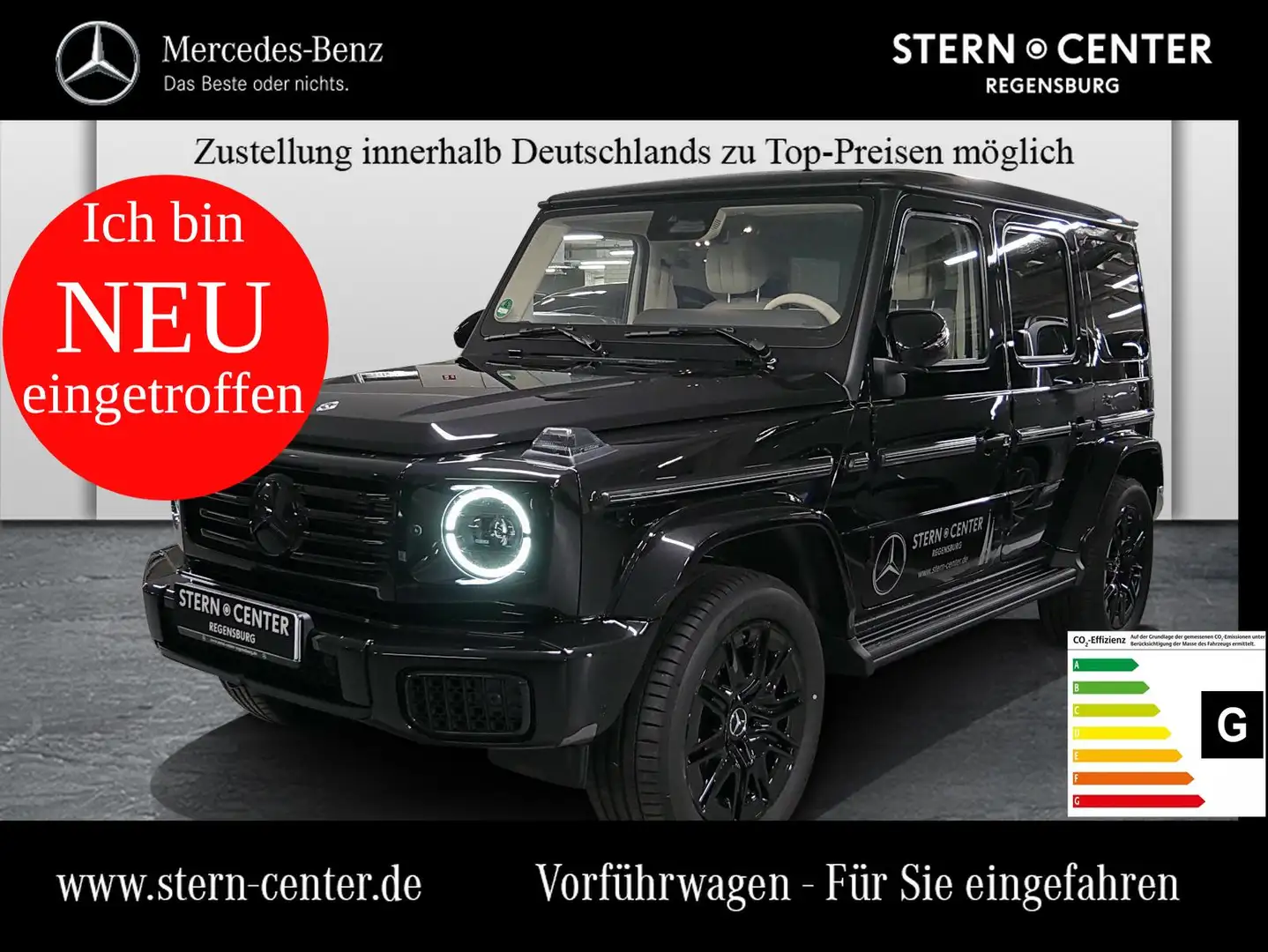 Mercedes-Benz G 450 d+AMG SUPERIOR+DIST+MASSAGE+AHK+KEYLESS-GO Siyah - 1