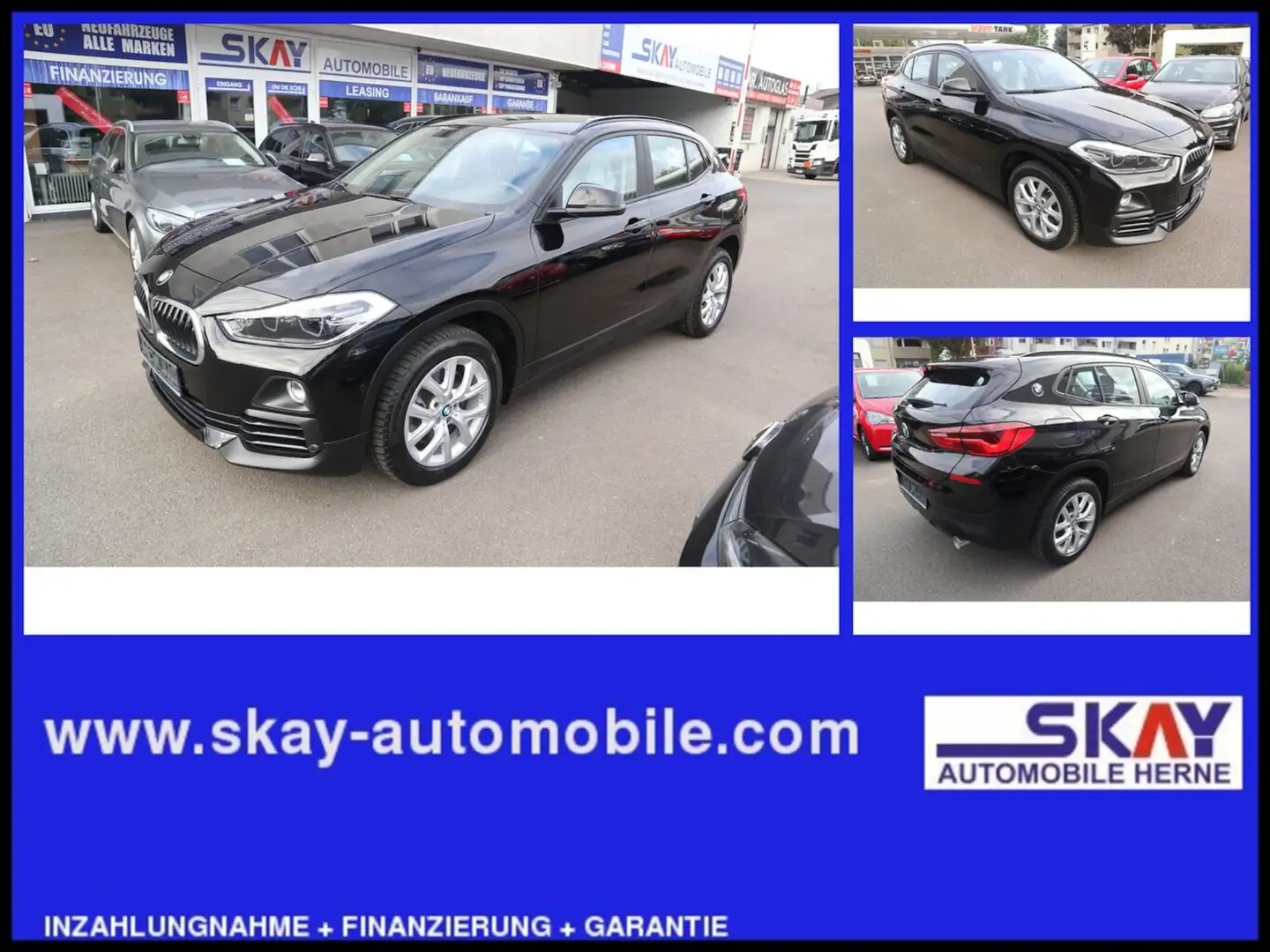 BMW X2 sDrive 20 i Advantage Navi Tempo Scheckheftge Noir - 1
