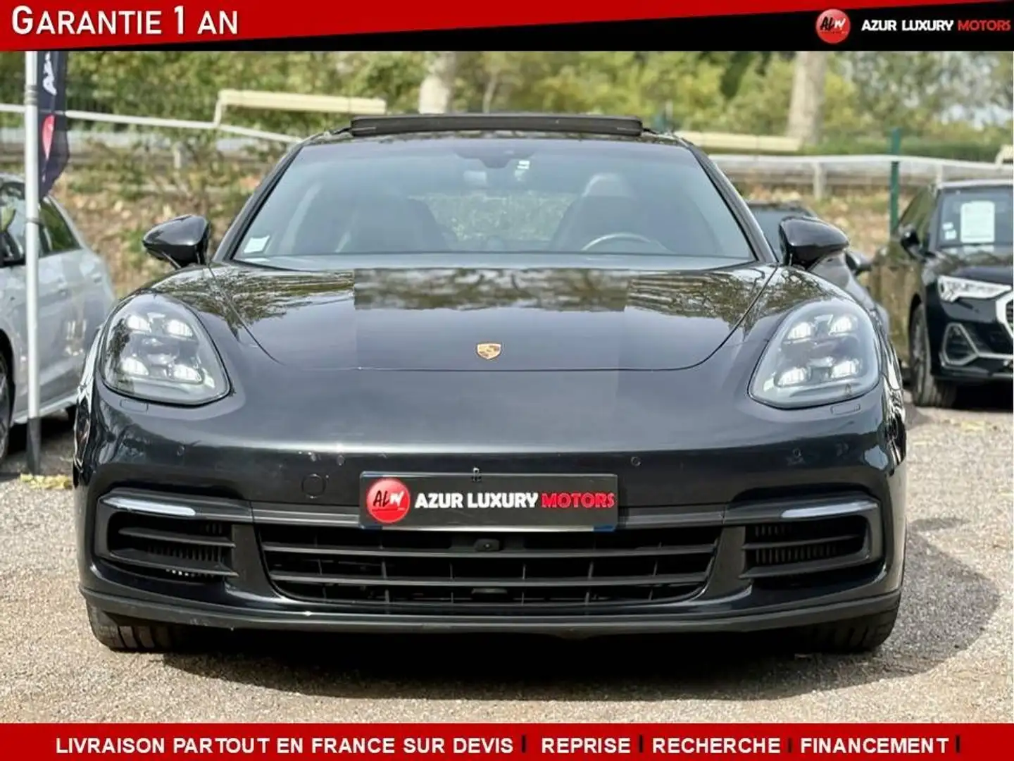 Porsche Panamera II 3.0 V6 4 E-HYBRID 462 CV Gris - 2