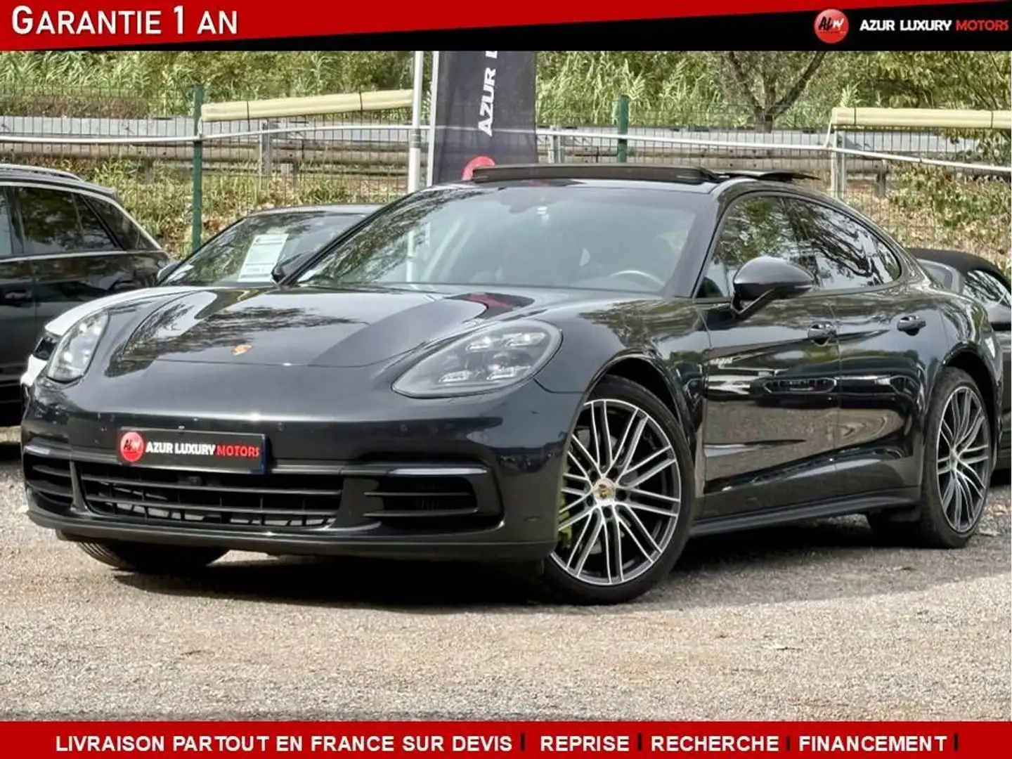 Porsche Panamera II 3.0 V6 4 E-HYBRID 462 CV Gris - 1