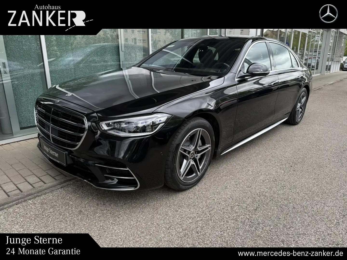 Mercedes-Benz S 450 S 450 d 4M Limousine lang AMG*PANO*DISTRONIC* Navi Czarny - 1