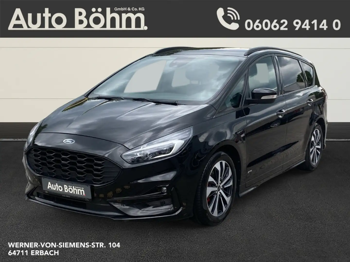 Ford S-Max ST-Line AWD 2.0 EcoBlue+7 Sitze+LED+Navi+DAB+ Schwarz - 1