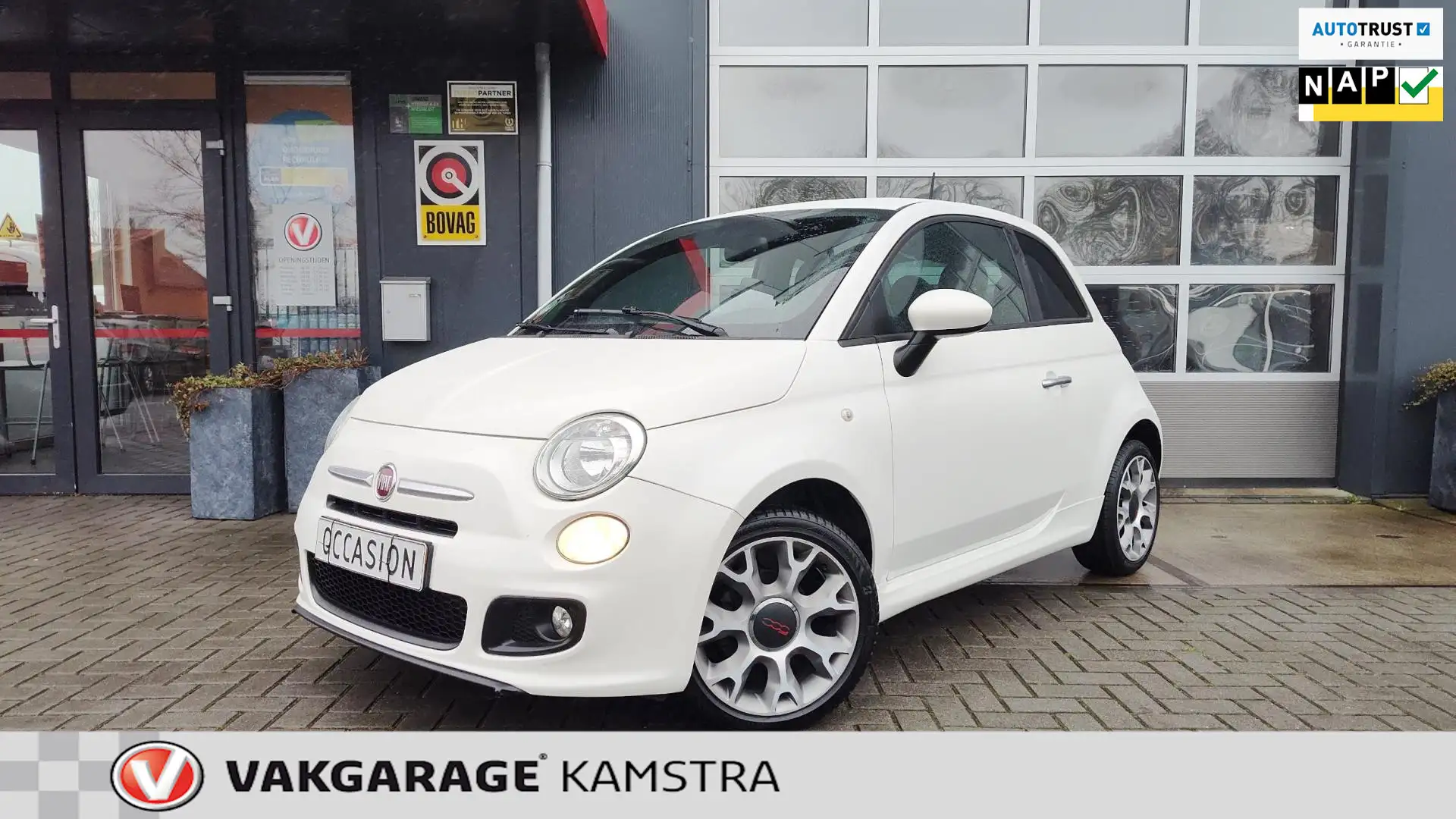 Fiat 500 1.2 500S NAP Airco/Luxe&Sportief/LM/PDC Blanc - 1