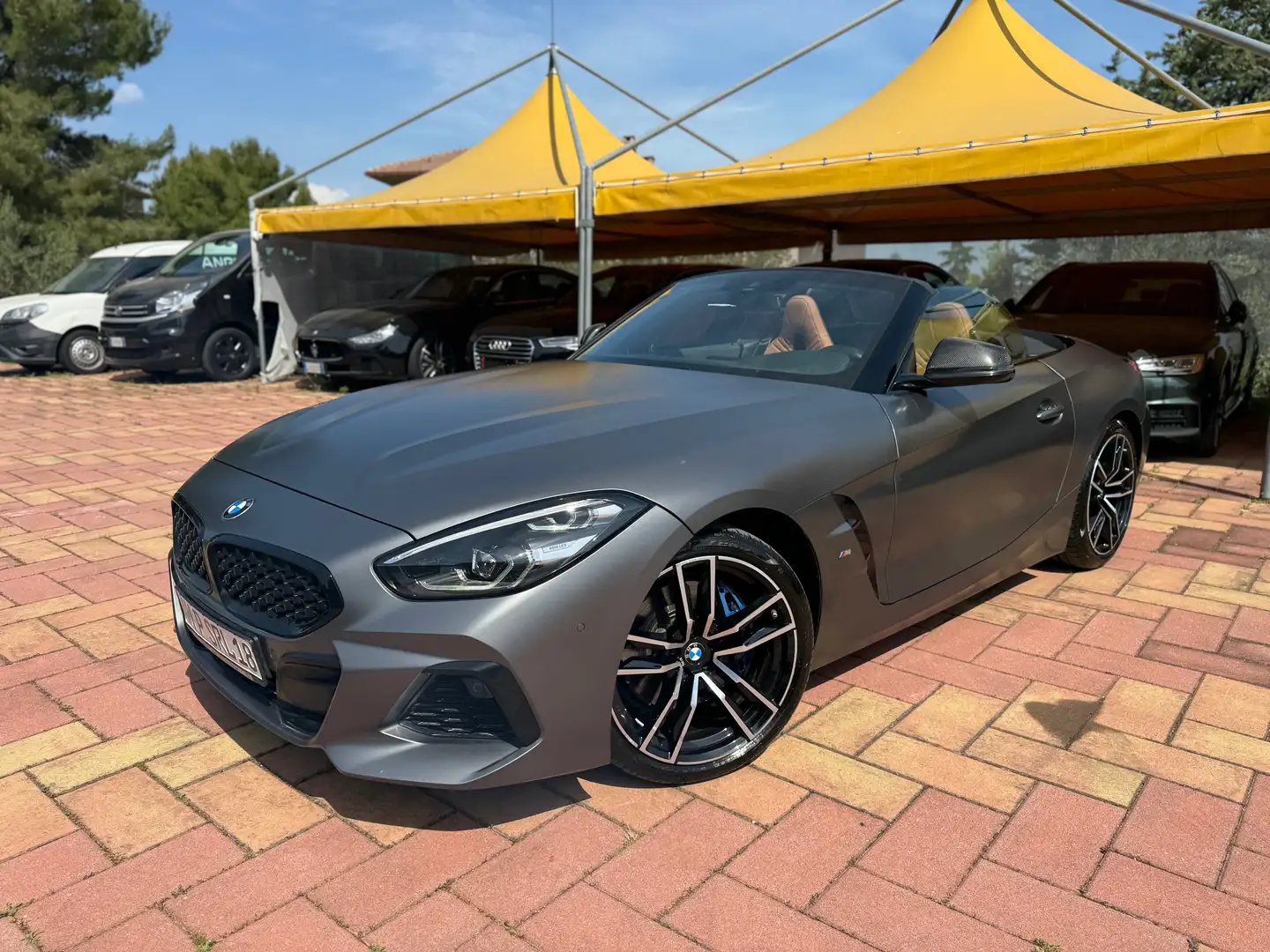 BMW Z4 20i Msport HKA- PELLE COGNAC-M SPORT-FRENI M-FULL Grigio - 1