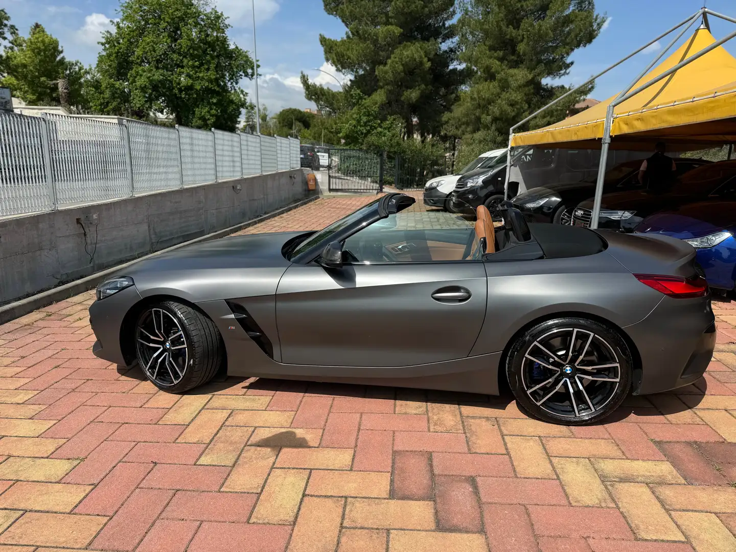 BMW Z4 20i Msport HKA- PELLE COGNAC-M SPORT-FRENI M-FULL Grigio - 2
