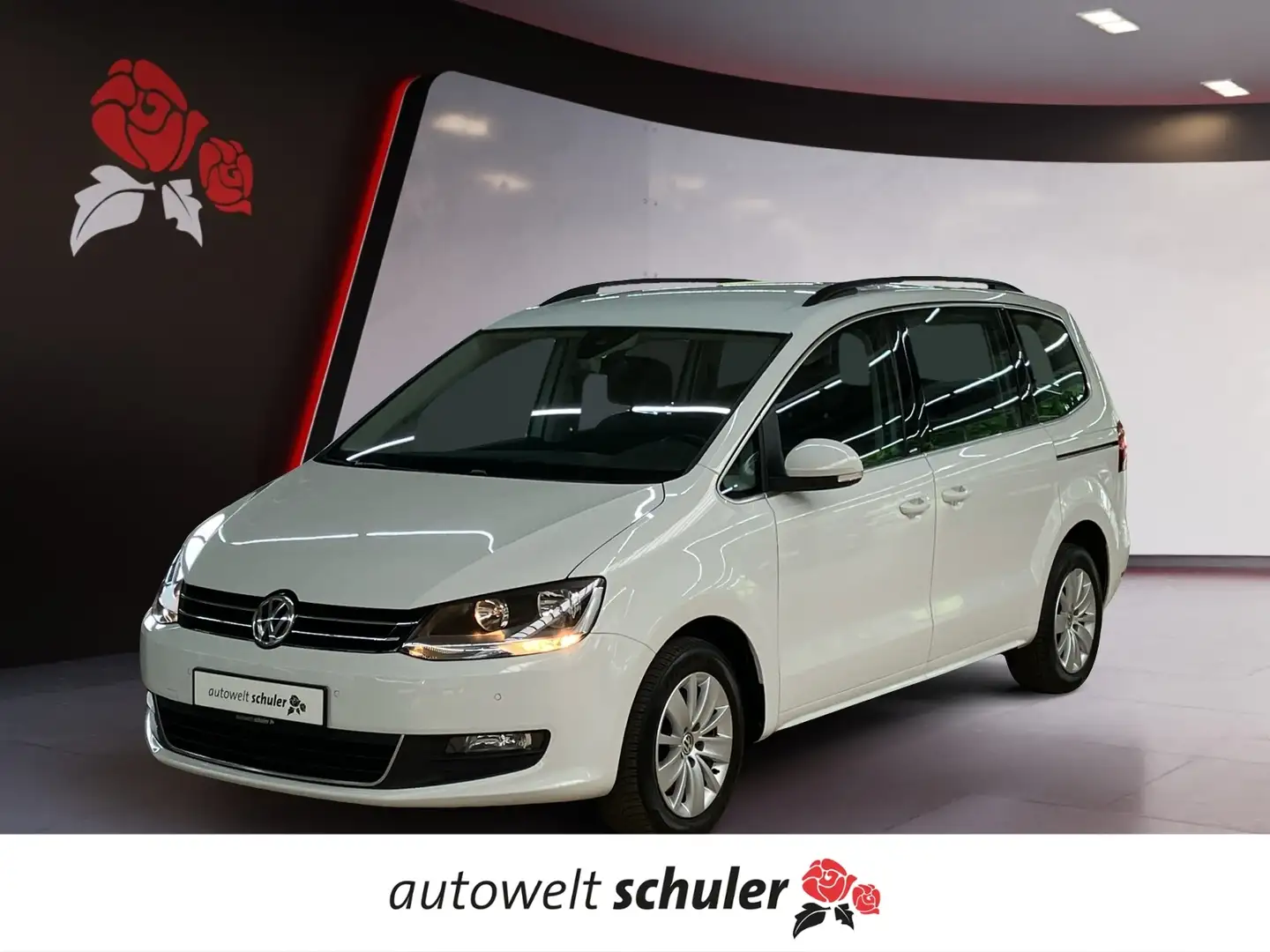 Volkswagen Sharan 1.4 TSI DSG Comfortline 7-Sitzer AHK Navi Weiß - 1