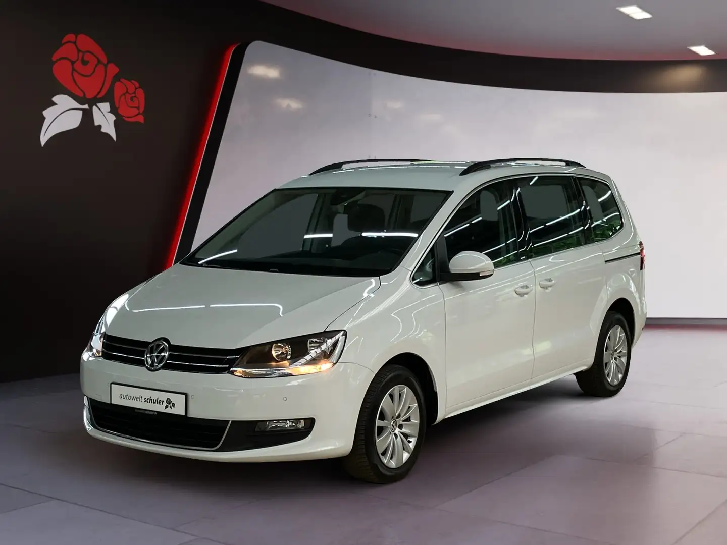 Volkswagen Sharan 1.4 TSI DSG Comfortline 7-Sitzer AHK Navi Blanc - 2