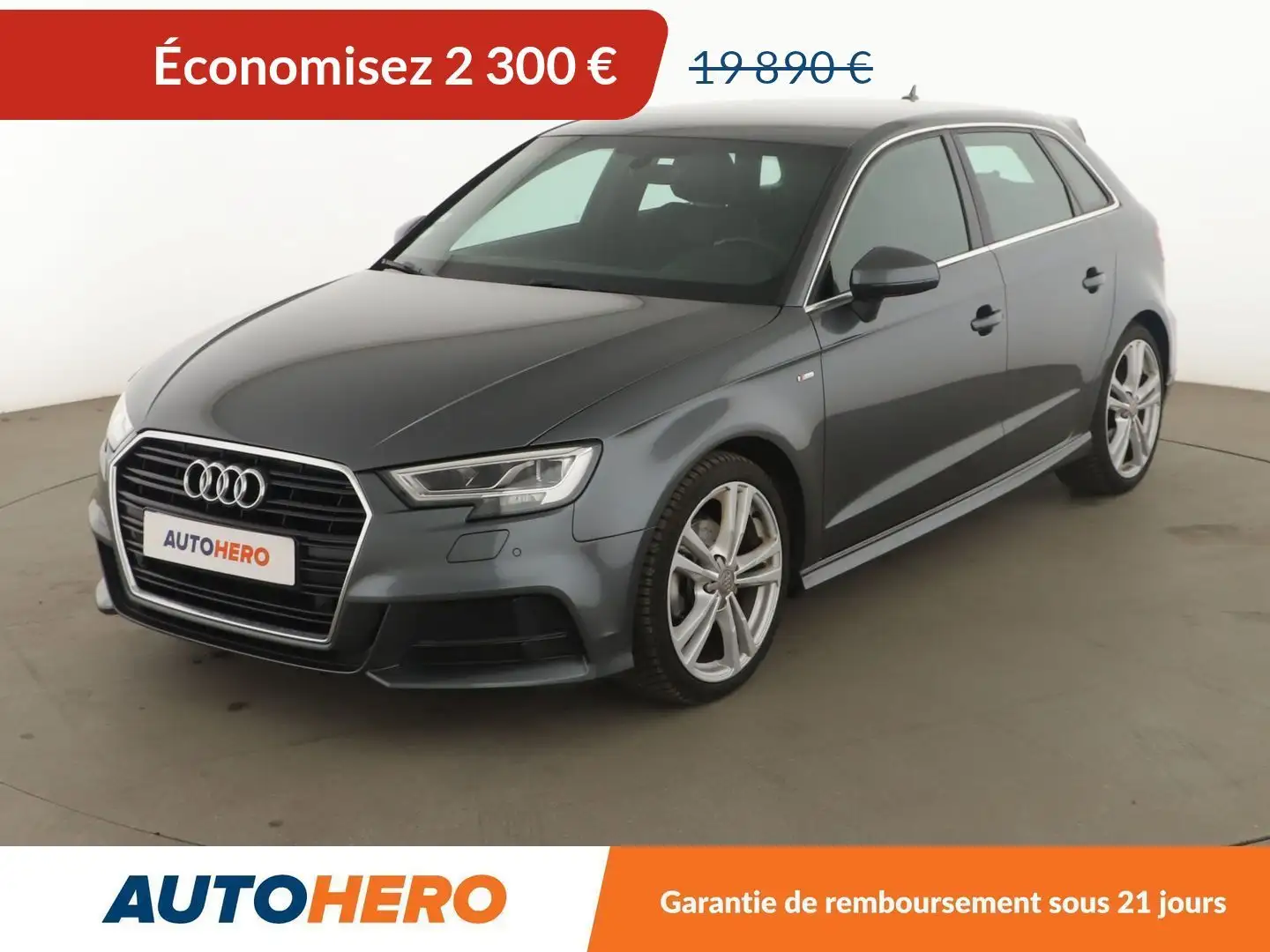 Audi 35 TFSI COD S Line S Tronic 7 Gris - 1