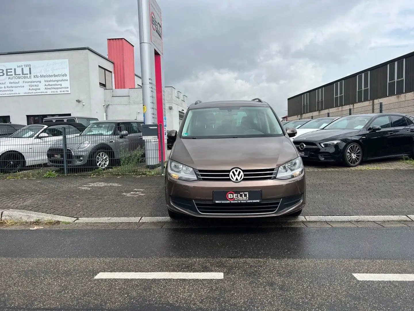 Volkswagen Sharan Comfortline BMT Navi AHK FINANZIERUNG Brun - 2