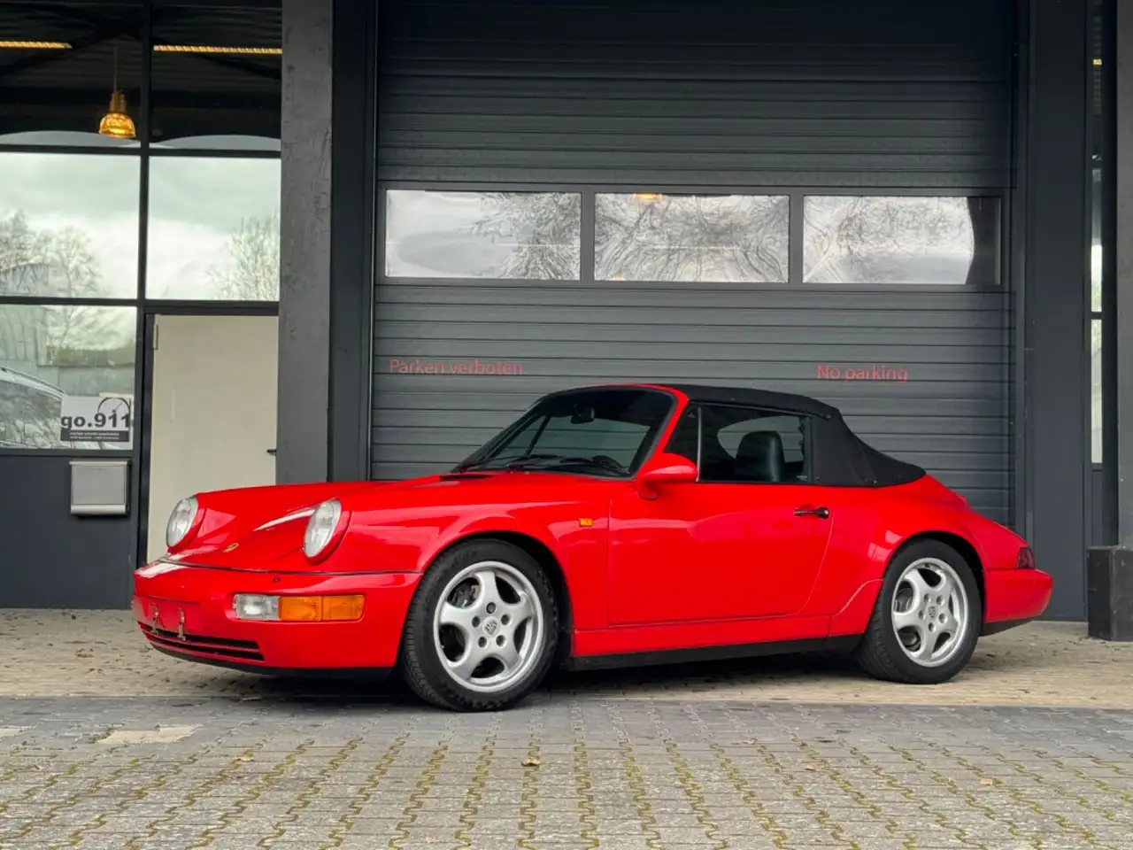 Porsche 964 Carrera 2 Cabrio ° Dt. Auto mit Serviceheft, foto 2