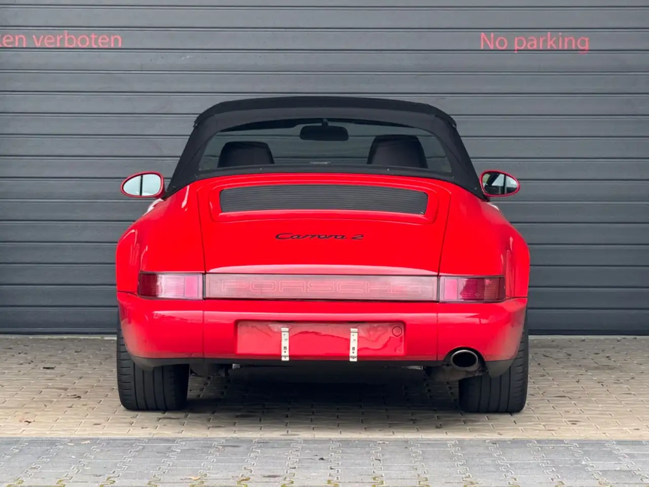 Porsche 964 Carrera 2 Cabrio ° Dt. Auto mit Serviceheft, foto 5