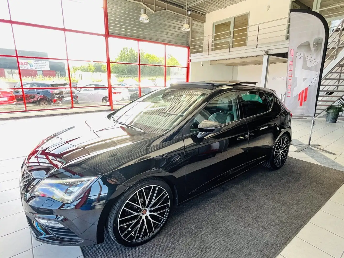 SEAT Leon CUPRA 2,0 TSI 290 DSG7 GPS TOIT PANORAMIQUE ACC DC Negro - 1