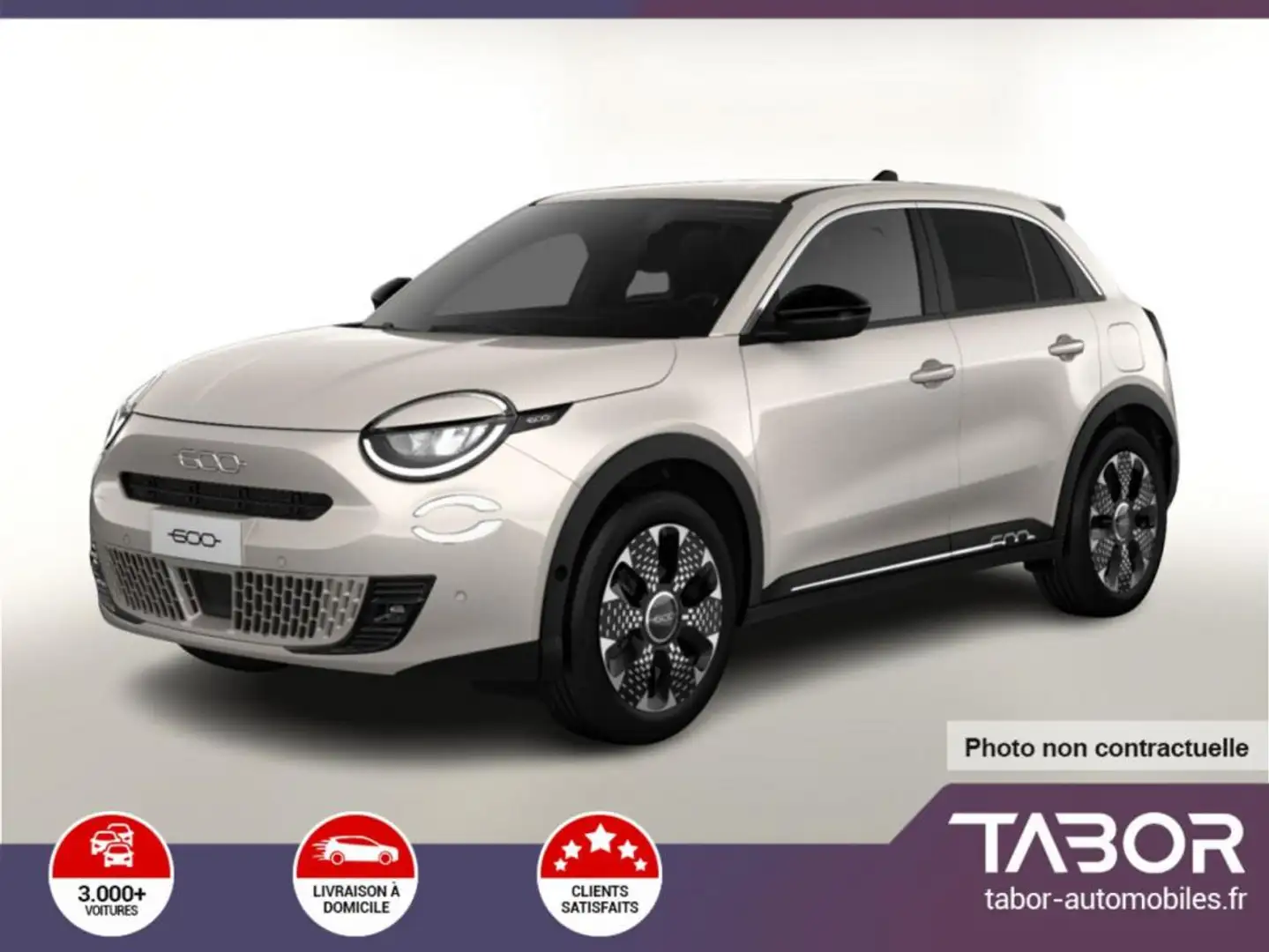 Fiat 600 1.2 MHEV 110 DCT La Prima LED GPS Cam Beige - 1