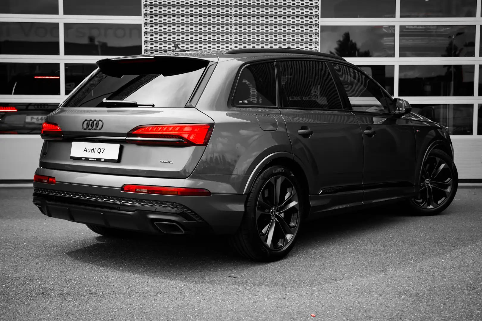 Audi Q7 Pro Line S | Bekleding leder/alcantara incl. ruits Gri - 2