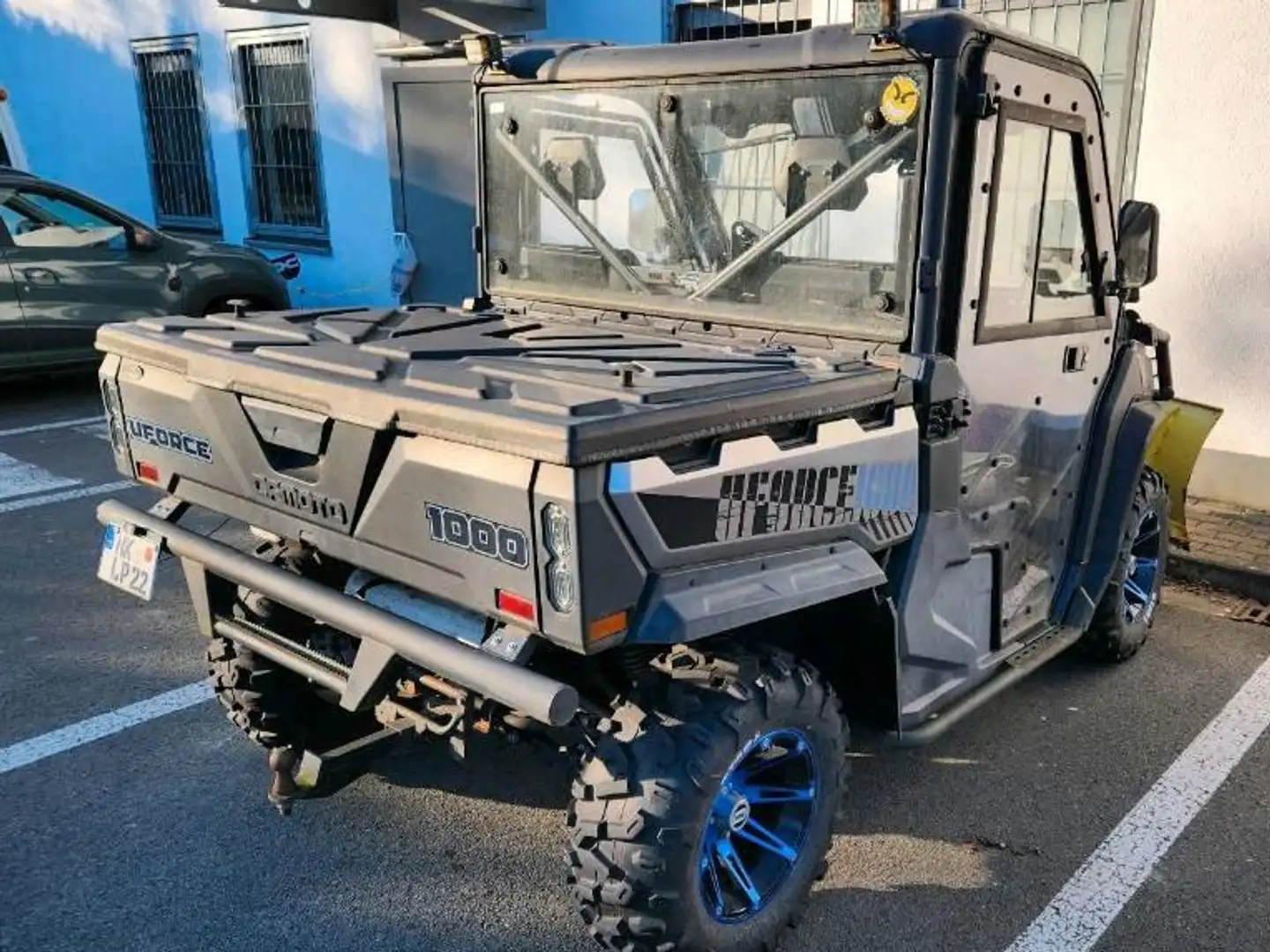 CFMOTO UForce 1000 Vollkabine beheizt, Scheibenwischer, Schneeschild Gri - 2