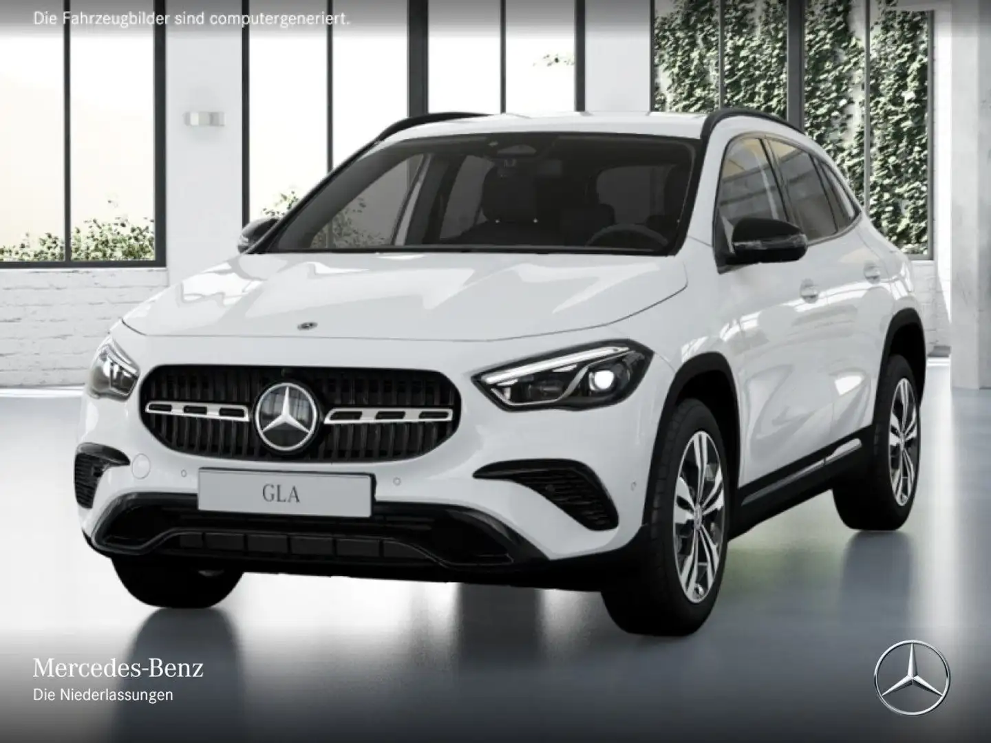 Mercedes-Benz GLA 250 e PROGRESSIVE+NIGHT+360°+AHK+MULTIBEAM+8G Weiß - 2