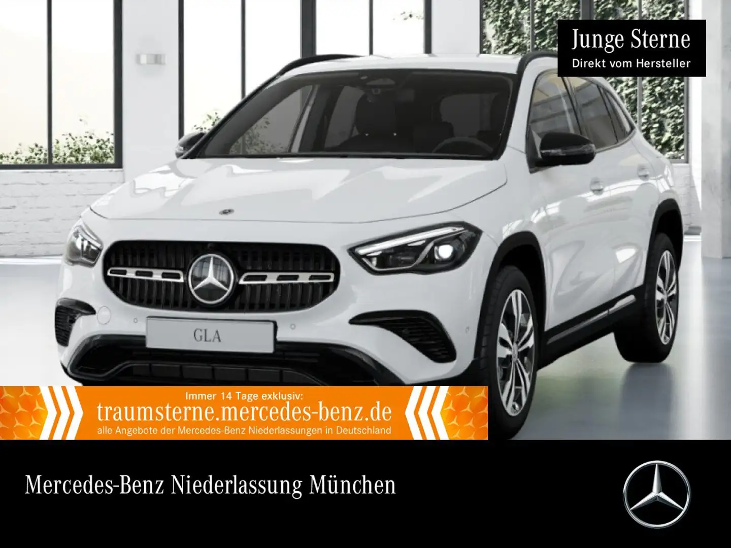 Mercedes-Benz GLA 250 e PROGRESSIVE+NIGHT+360°+AHK+MULTIBEAM+8G Weiß - 1