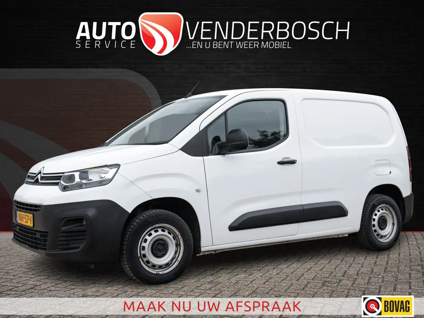 Citroen Berlingo 1.5 BlueHDI Club 75pk | 3 Pers. | Cruise | Airco Білий - 1