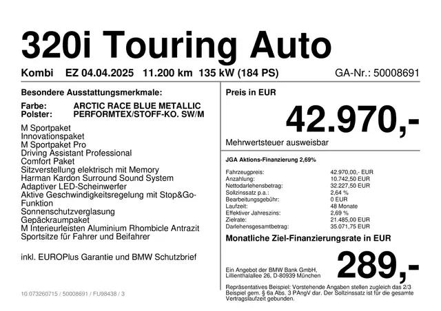 BMW 3 Series view 2