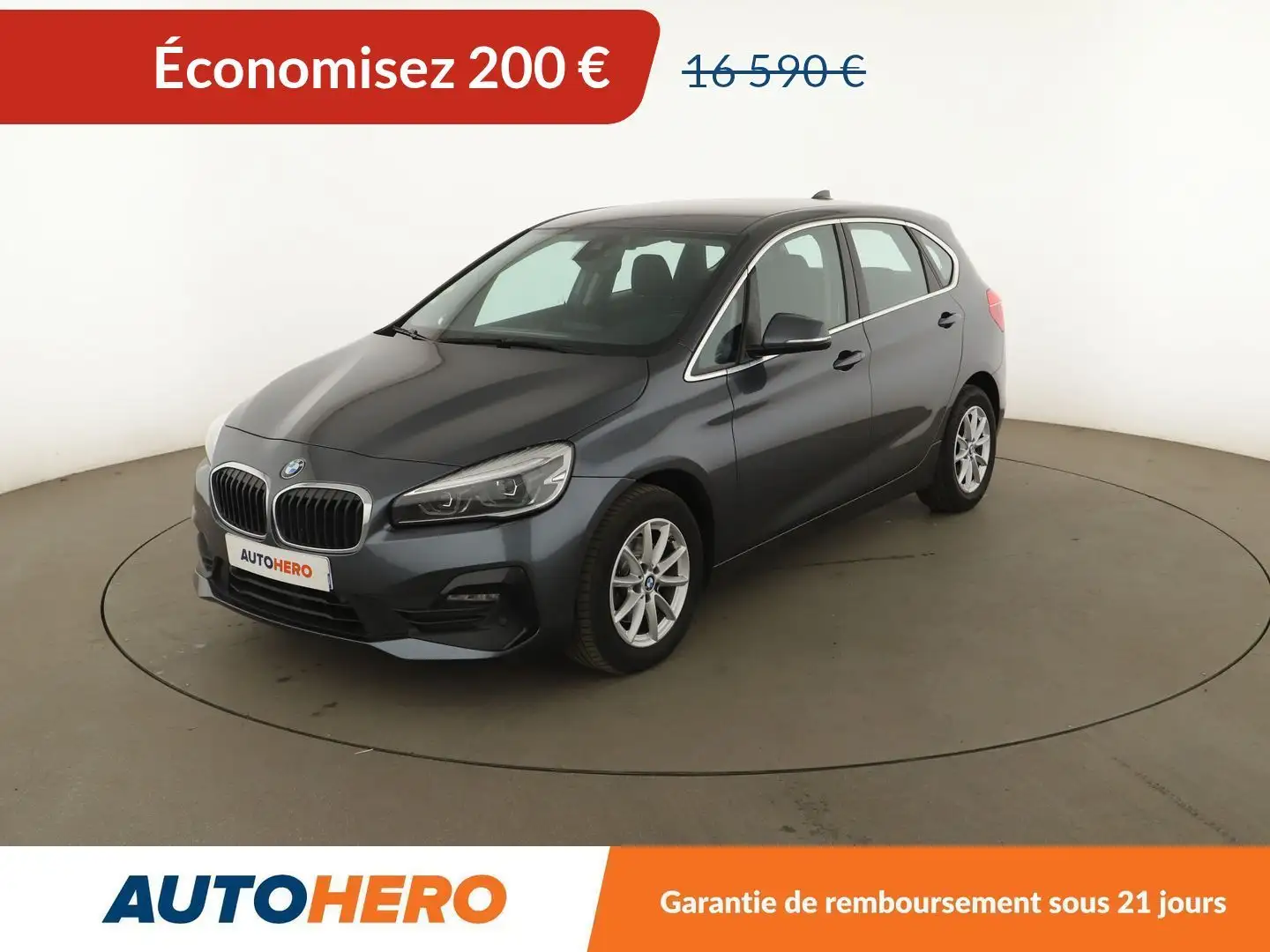 BMW 216 Active Tourer 216d Lounge DKG7 Gris - 1