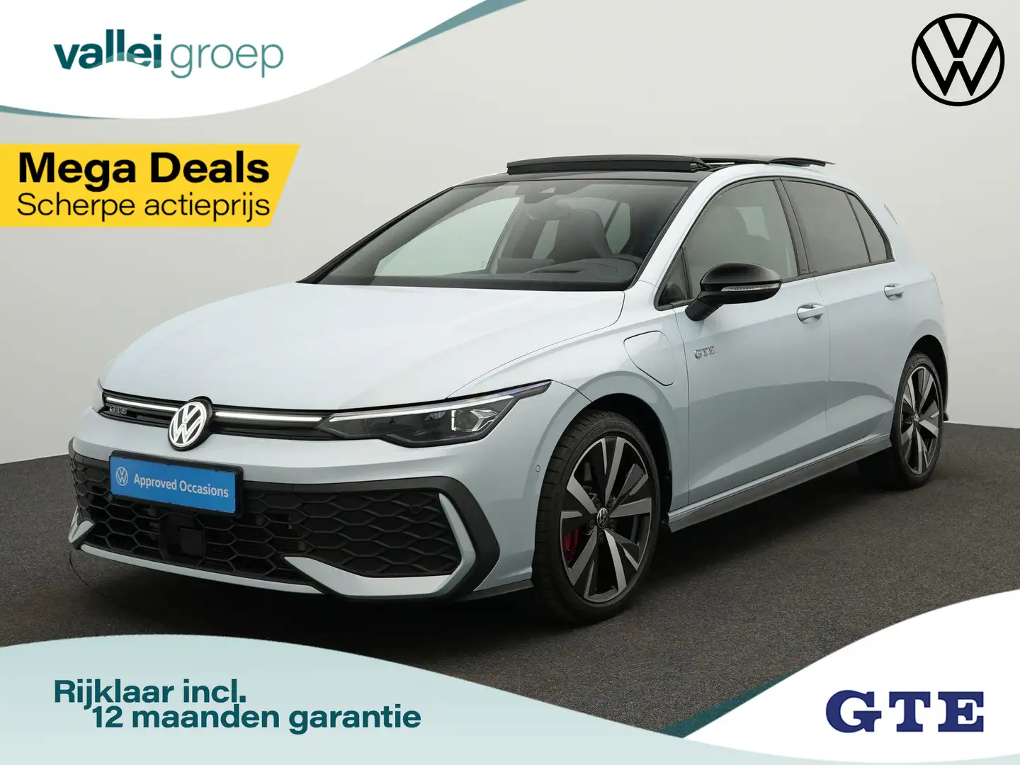 Volkswagen Golf GTE 1.5 eHybrid 272 pk DSG | Panoramadak | IQ Light | Blauw - 1