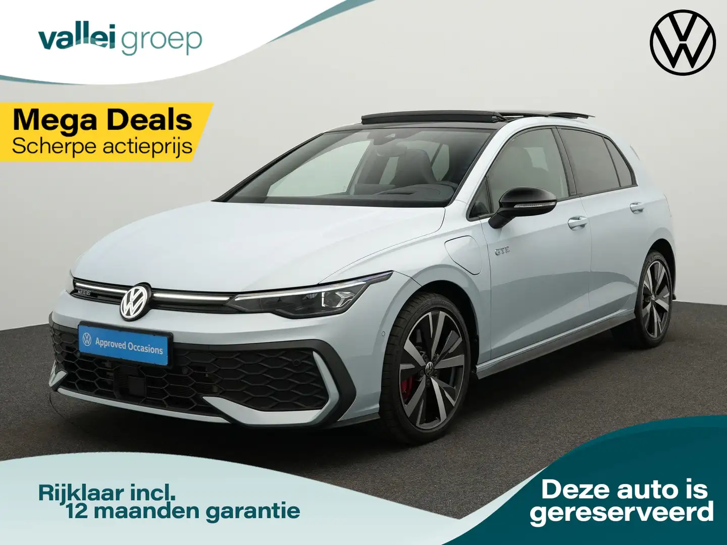 Volkswagen Golf GTE 1.5 eHybrid 272 pk DSG | Panoramadak | IQ Light | Blauw - 1