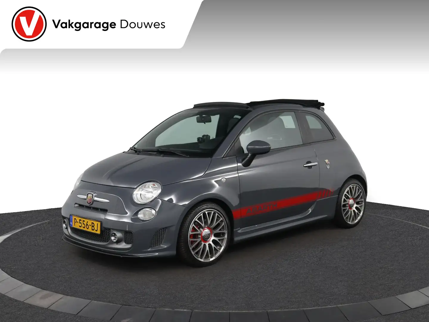 Abarth 500C 1.4 T-Jet 595C Turismo Cabrio |Leder|160PK |1e eig Gris - 1