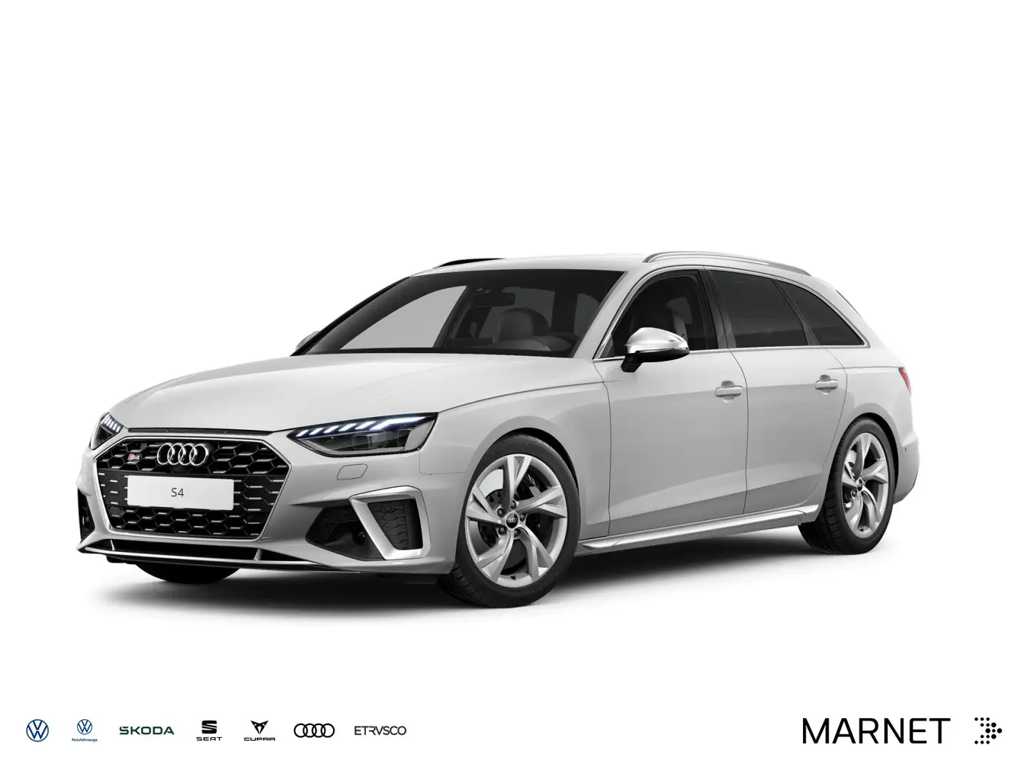 Audi S4 55 TDI quattro*Navi*Matrix*Alu*AHK*PDC* Weiß - 1