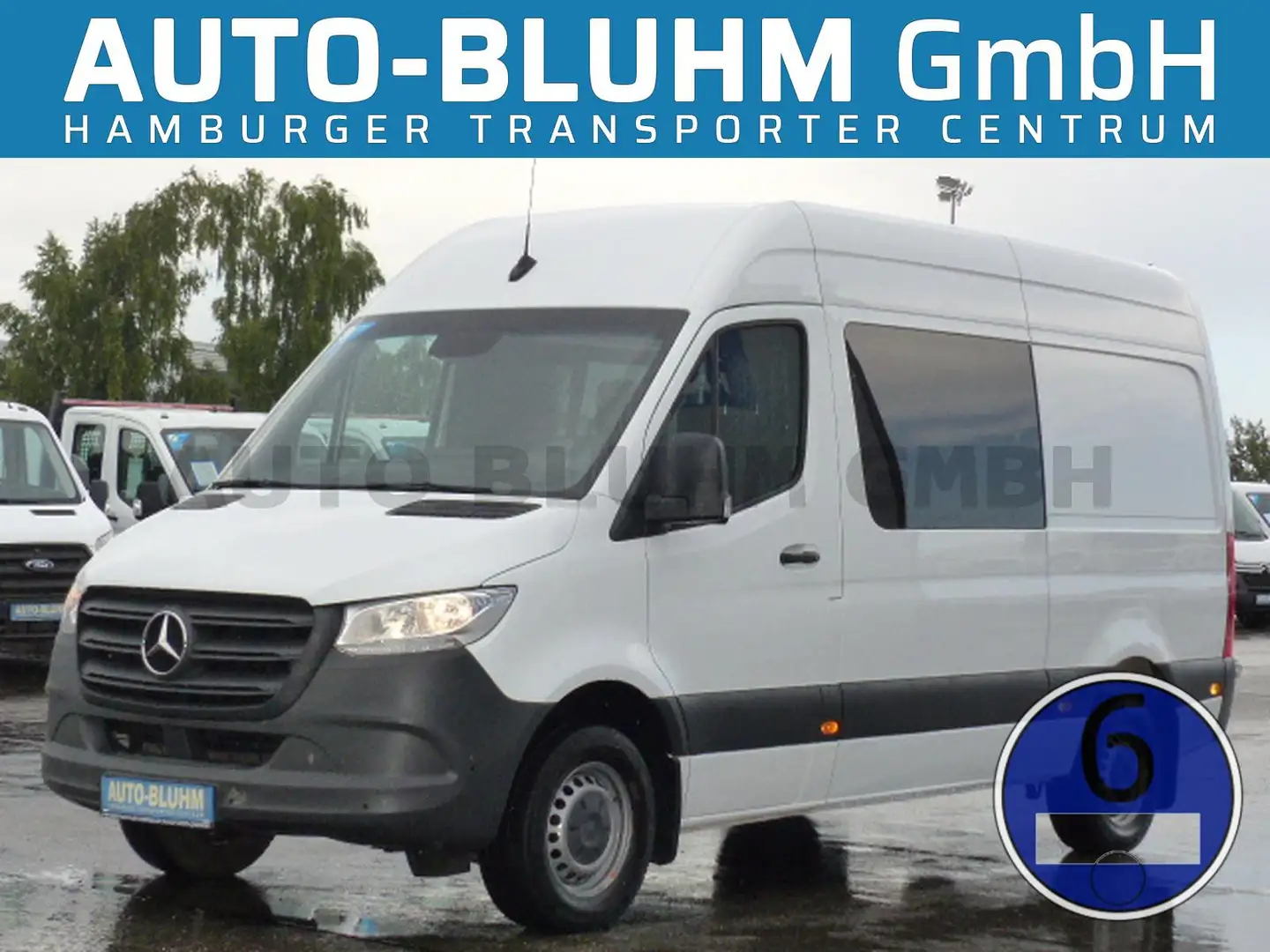 Mercedes-Benz Sprinter 316 Mixto L2H2 Standhzg Regale AHK 3,5T Blanco - 1