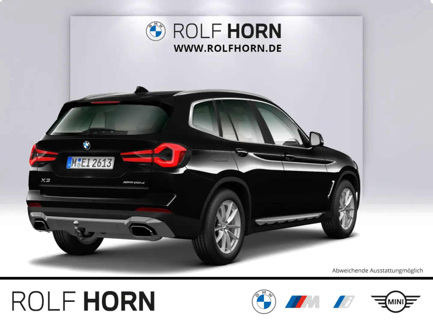 BMW X3 xDrive20d Navi HeadUp AHK LED RfKamera Laser Schwarz - 2