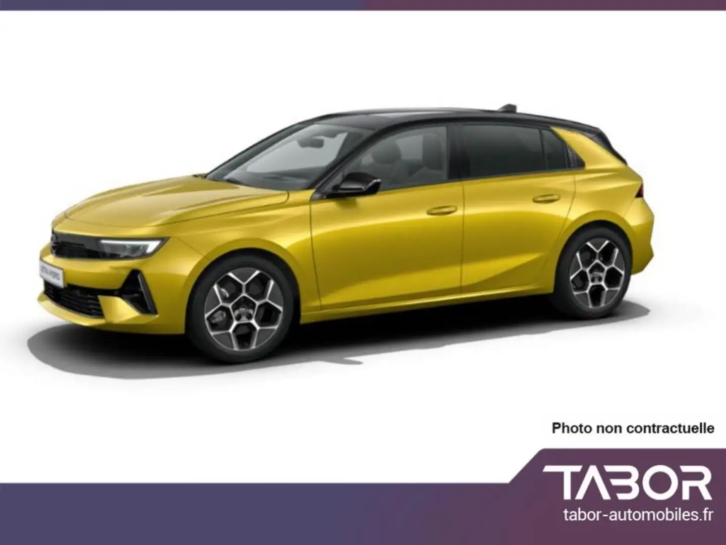 Opel Astra 1.2 Hybrid 145 AT6 GS Matrix Pano Jaune - 2